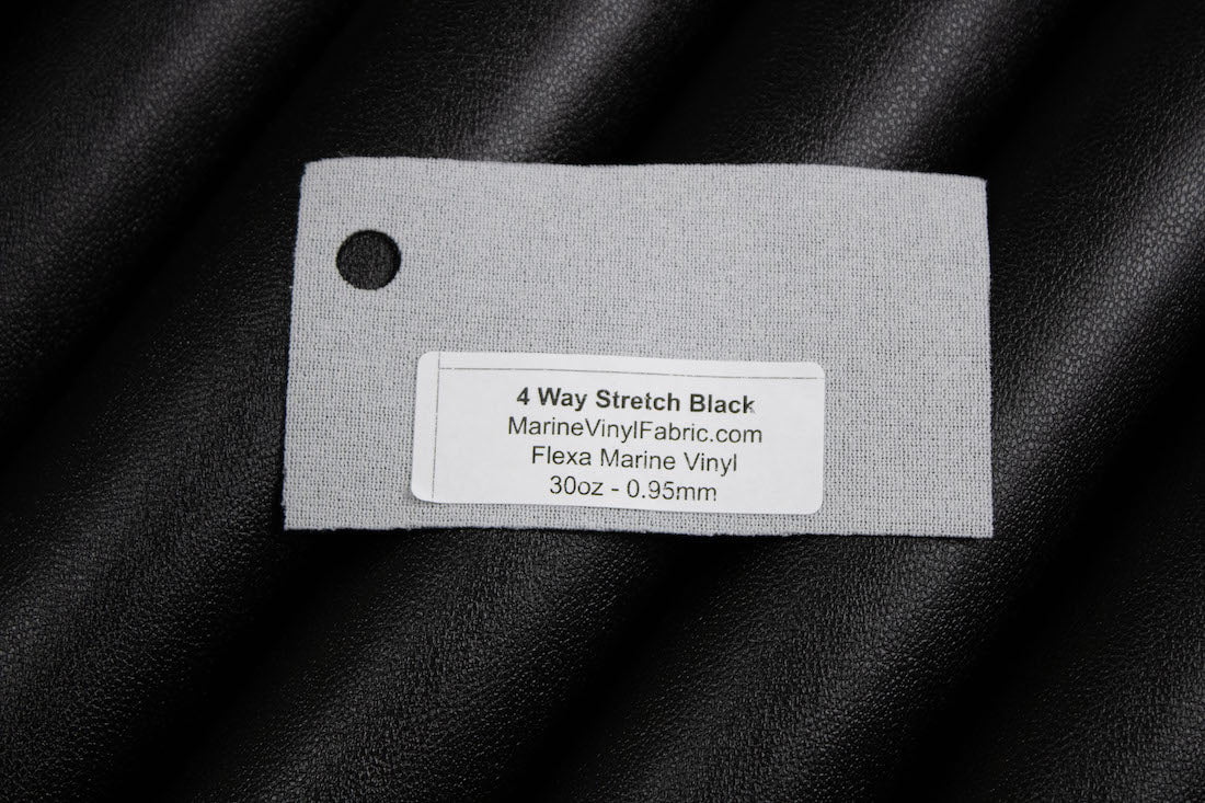 4 Way Stretch Black Card Rolls Vinyl