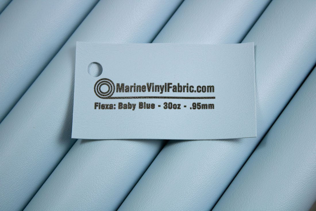 Baby Blue Card Rolls Vinyl