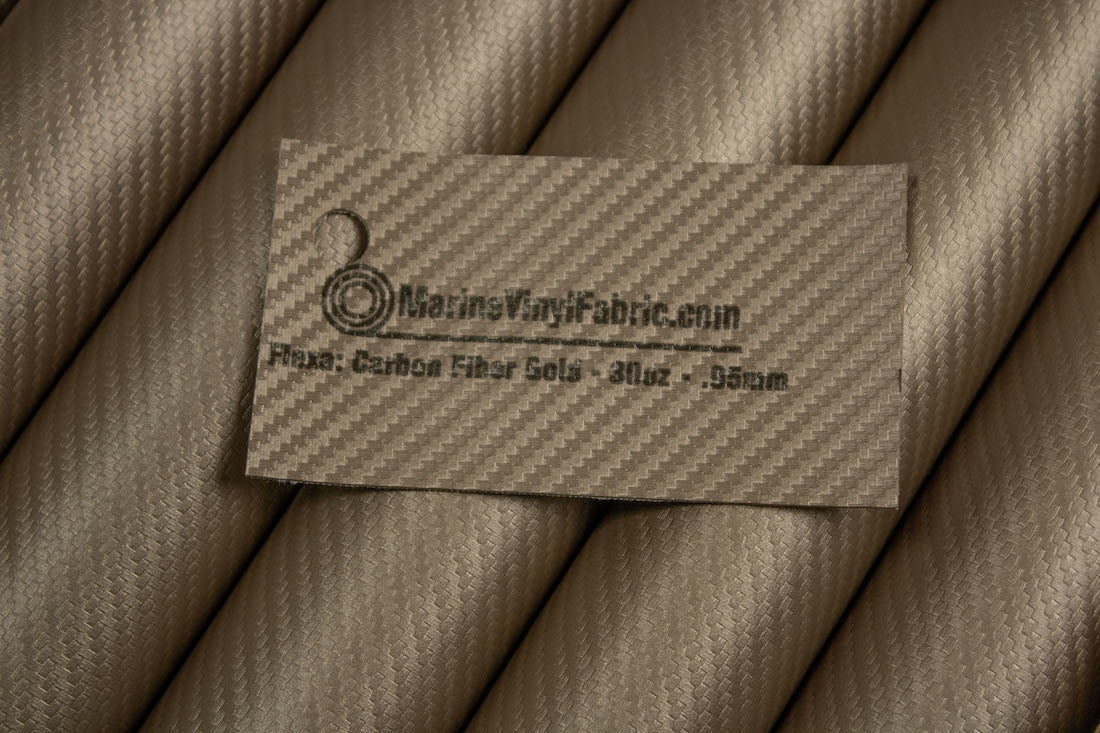 Carbon Fiber Gold Card Rolls Vinyl