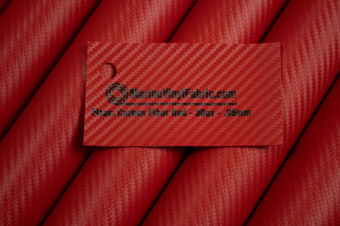 Carbon Fiber Red Card Rolls Vinyl