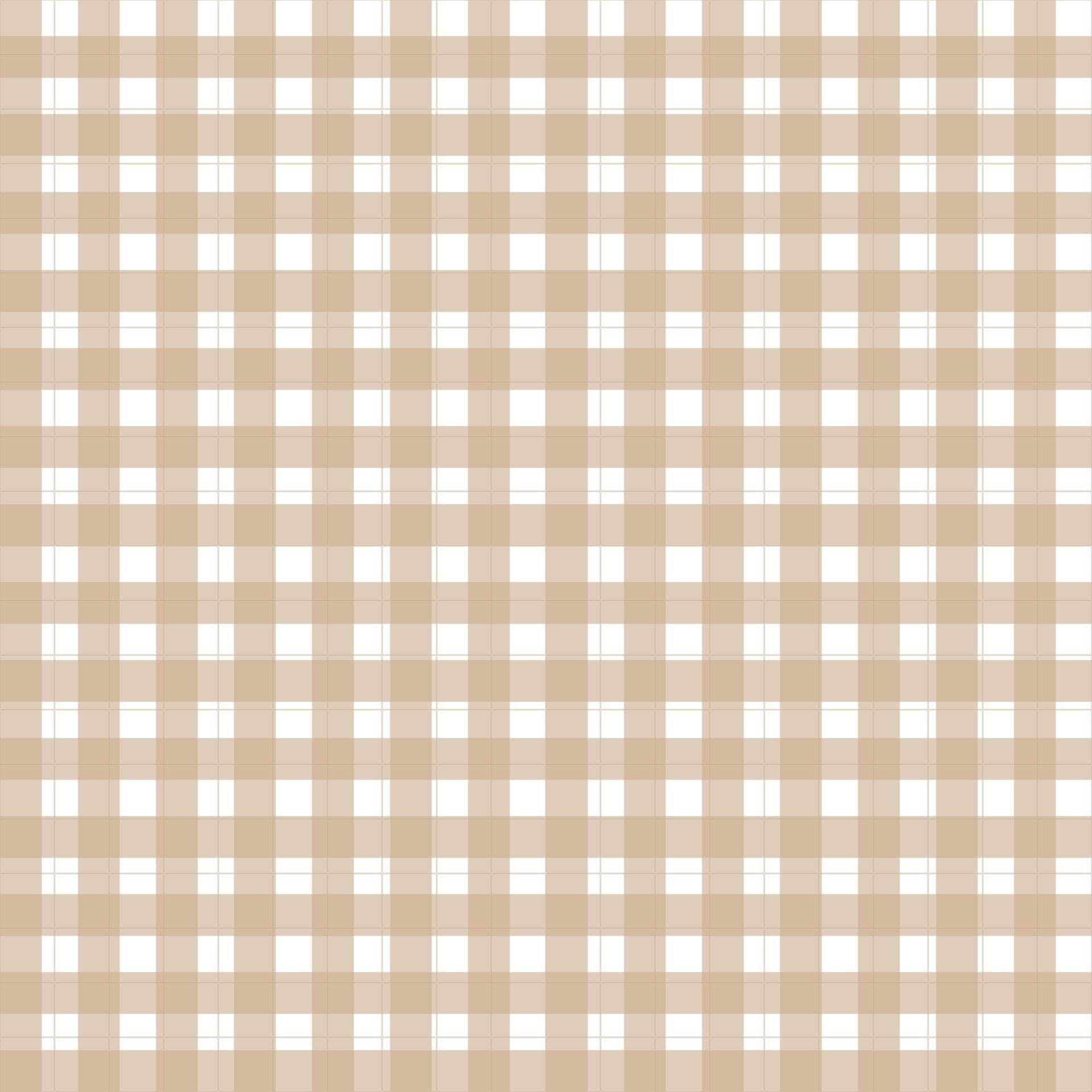 Checked Beige Vinyl