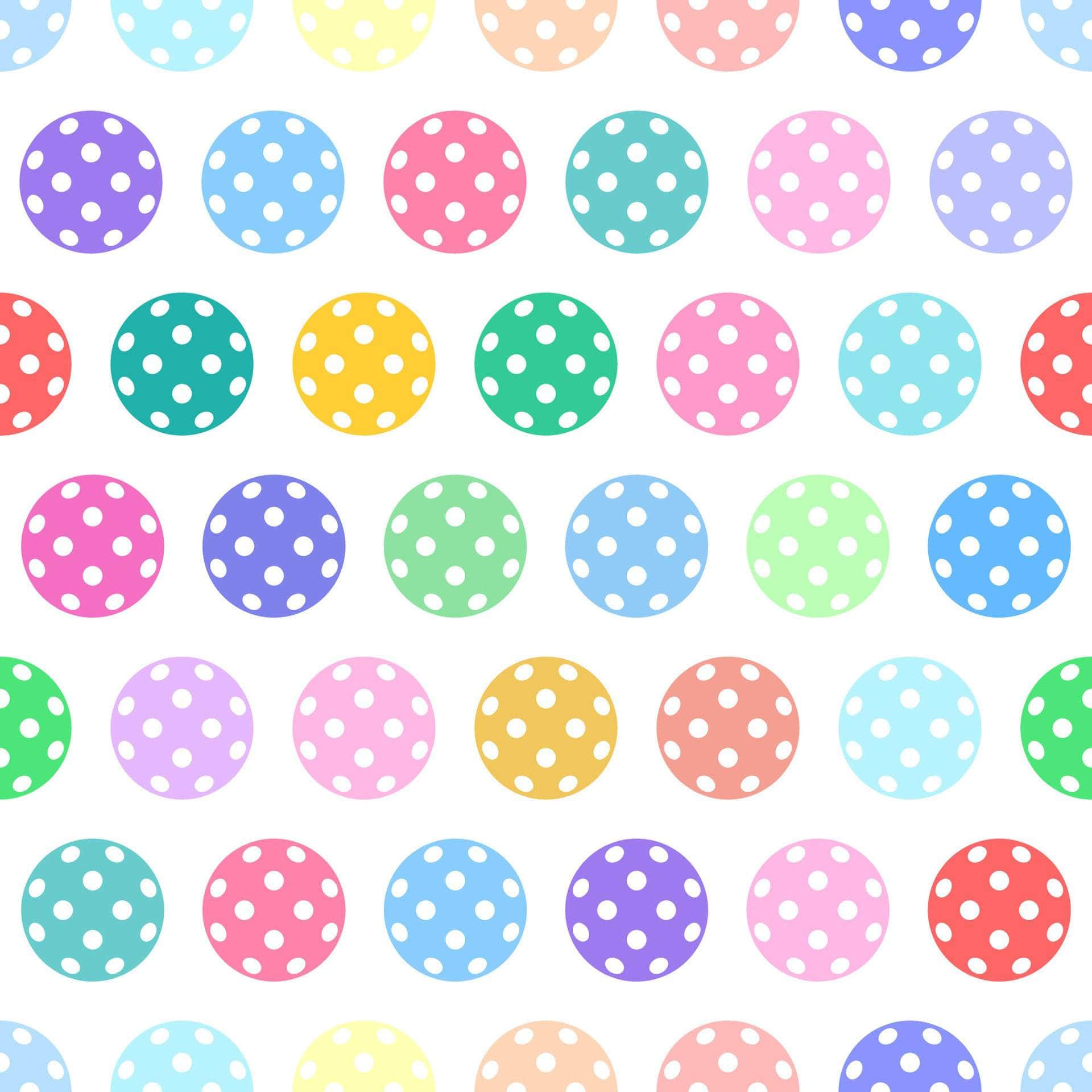 Colorful Pickleballs