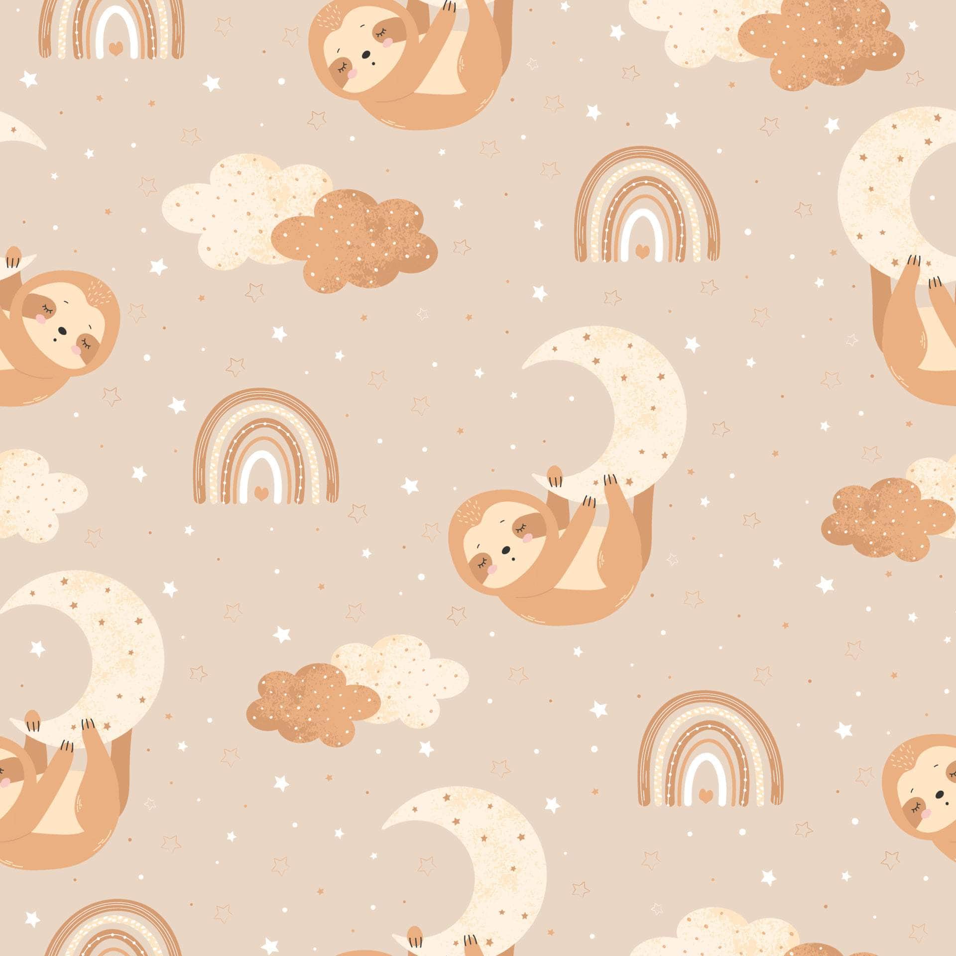 Cute Sloth Sleeping Vinyl