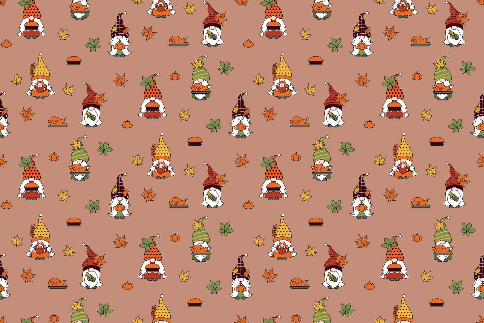 Cute Thanksgiving Gnomes Vinyl