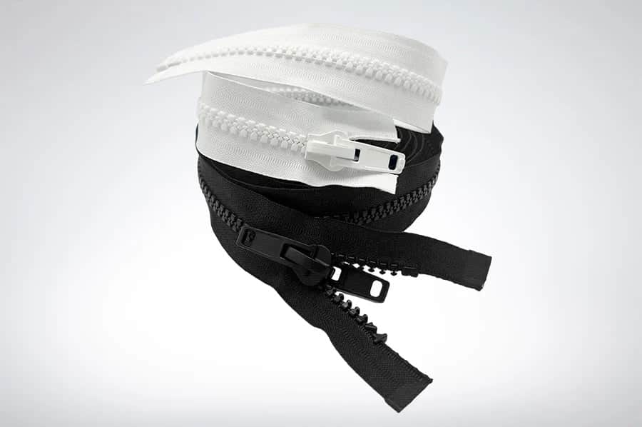 FlexaZip Marine Grade #10 Separating Zippers (All-Plastic, Double Pull)