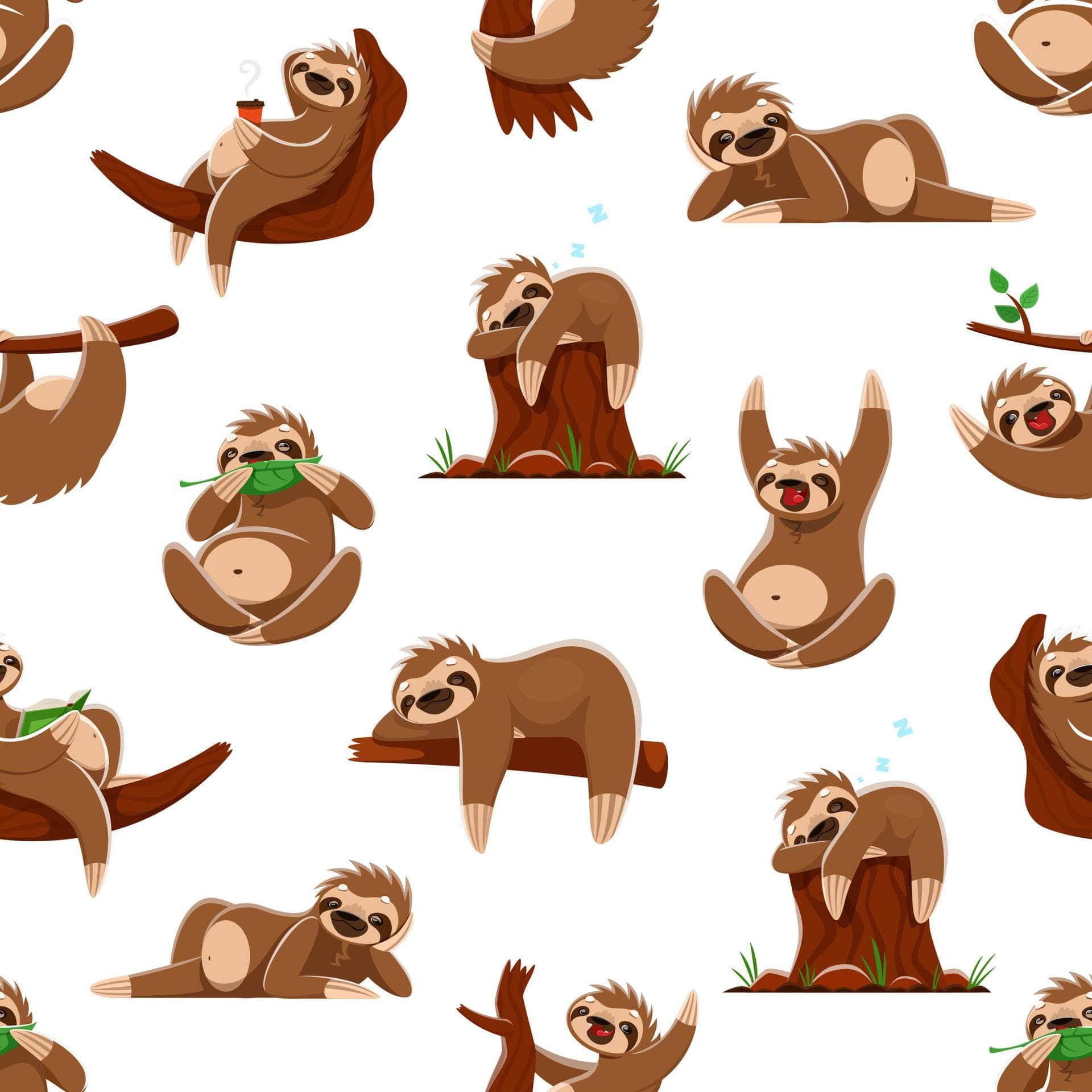 Funny Sloths Vinyl
