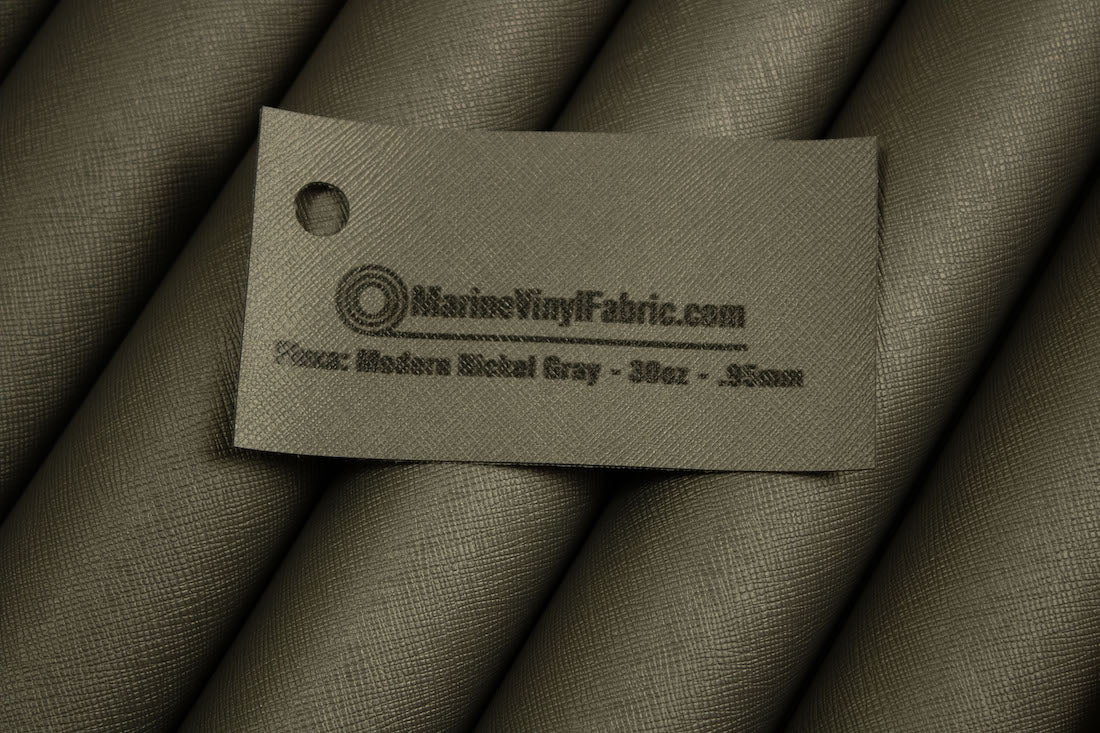 Modern Nickel Gray Card Rolls Vinyl