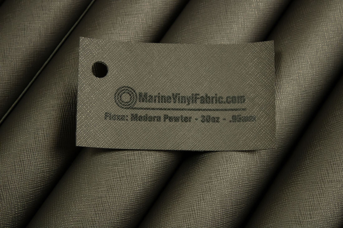 Modern Pewter Card Rolls Vinyl