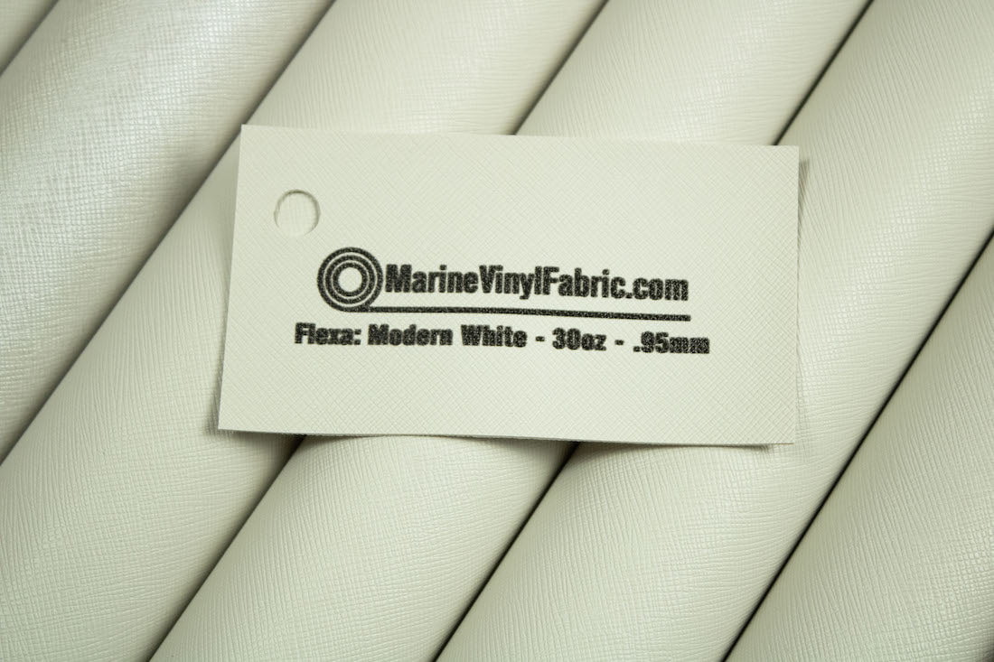 Modern White Card Rolls Vinyl