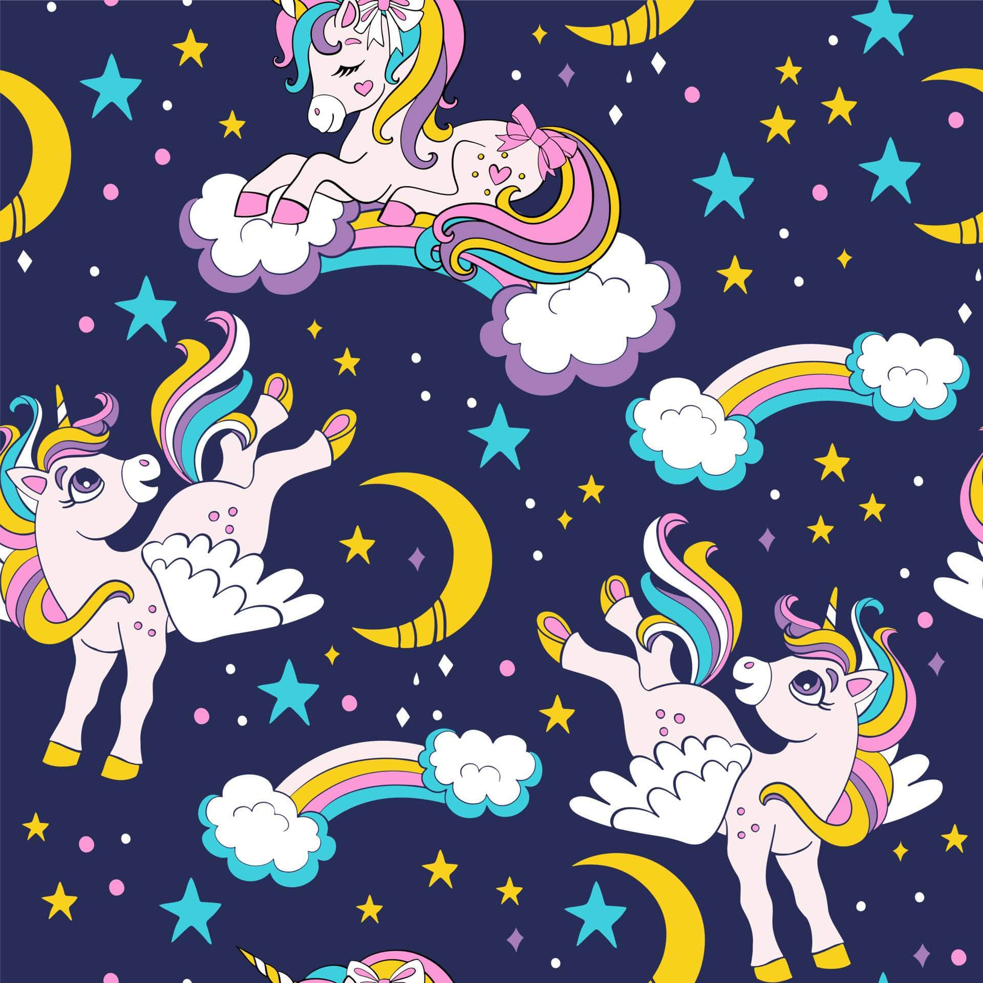 Night Sky Unicorns Vinyl