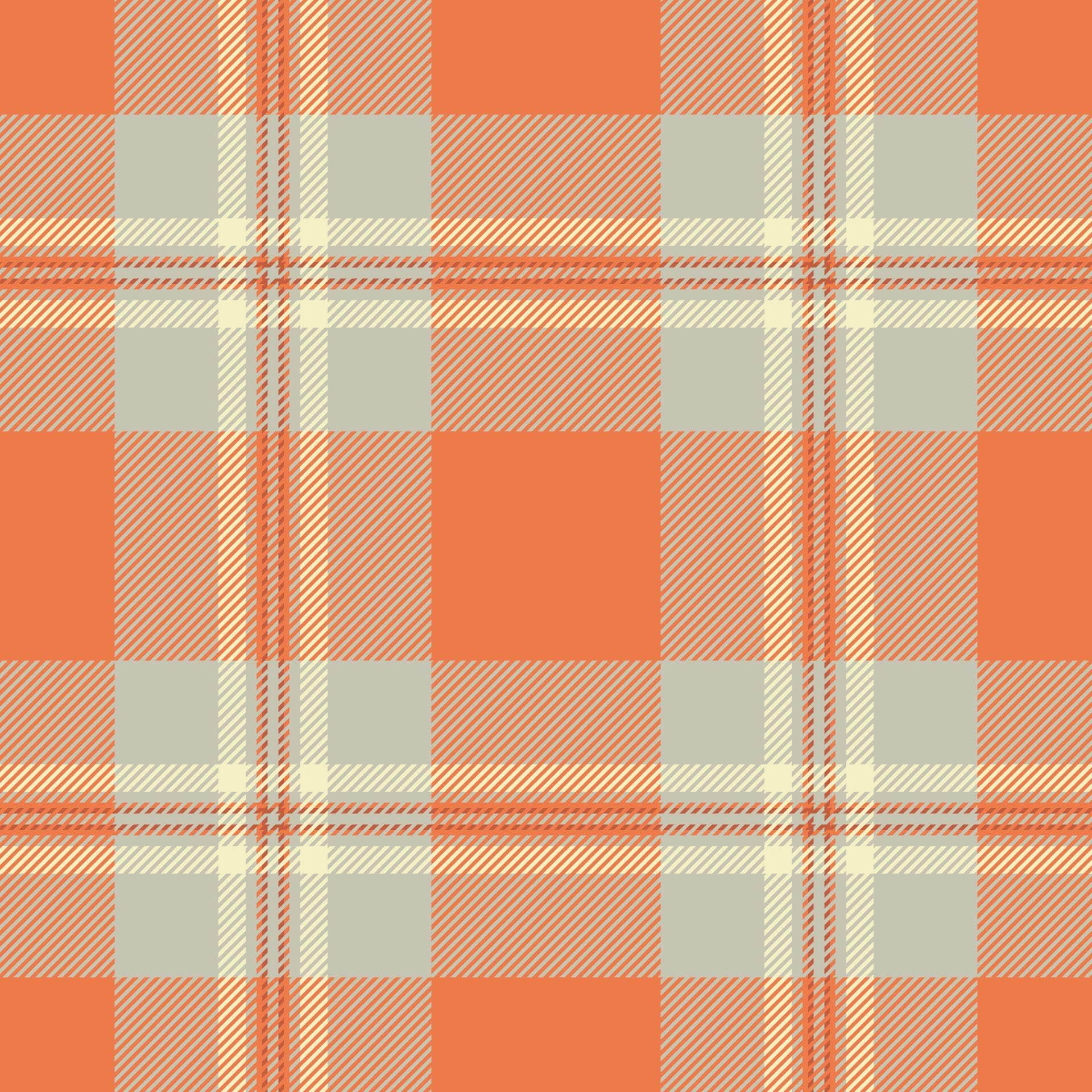 Orange Plaid Vinyl