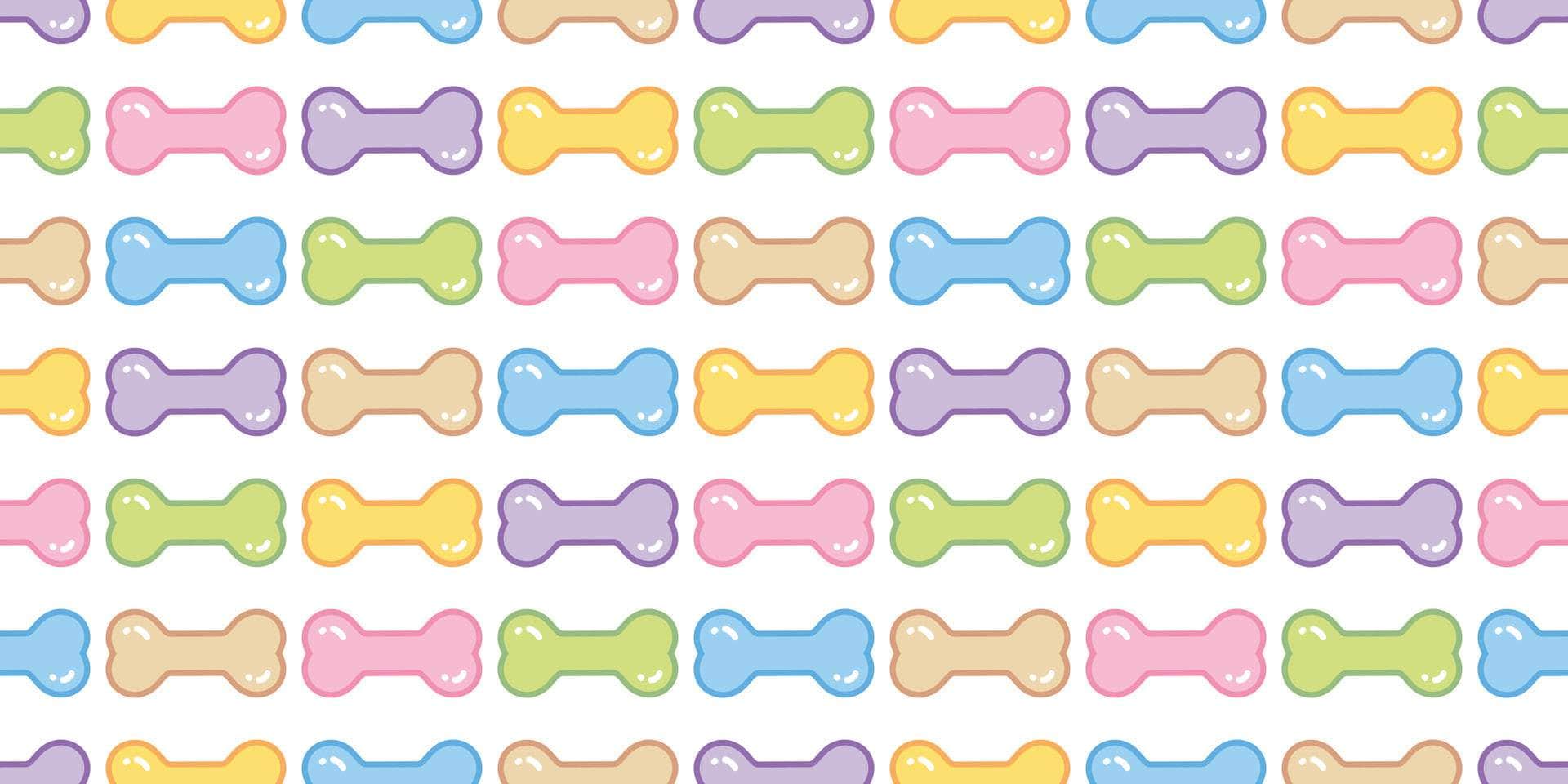 Pastel Color Bones Vinyl