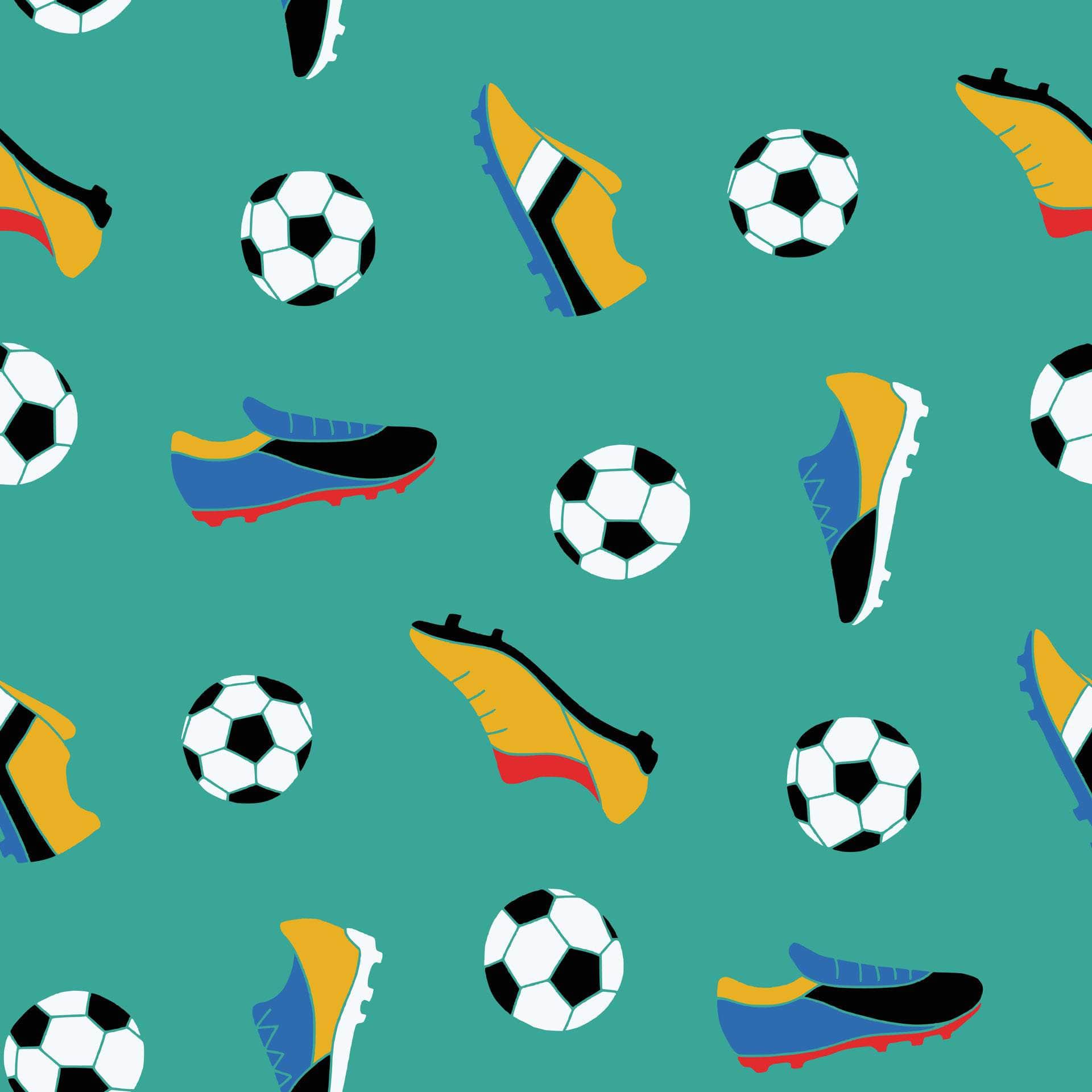 Soccer Ball & Shoes Vinyl