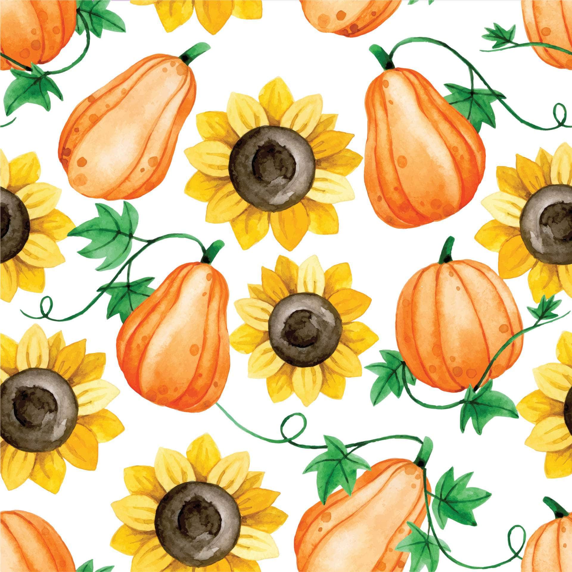 Sunflower Pumpkins Vinyl