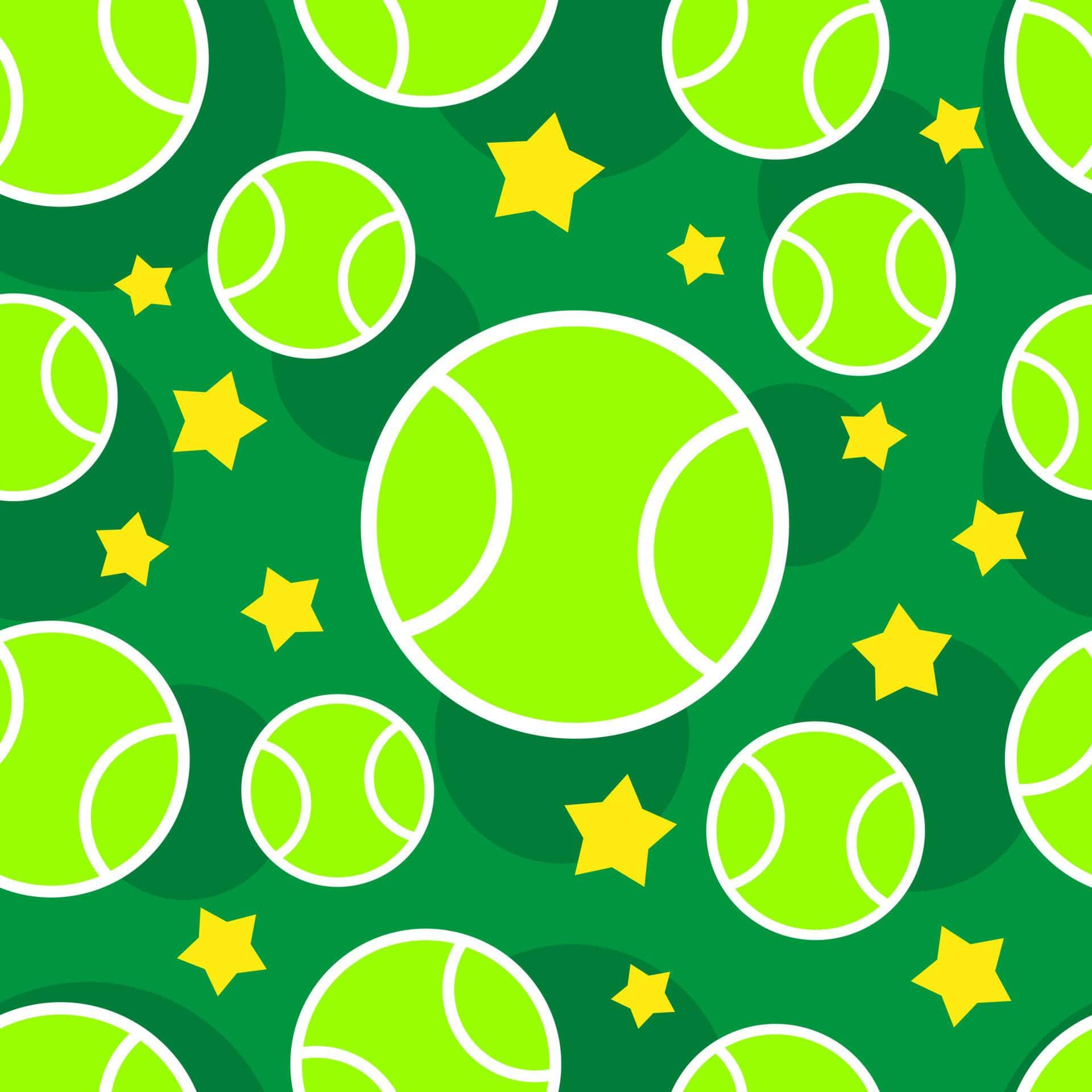Tennis Ball & Stars Vinyl