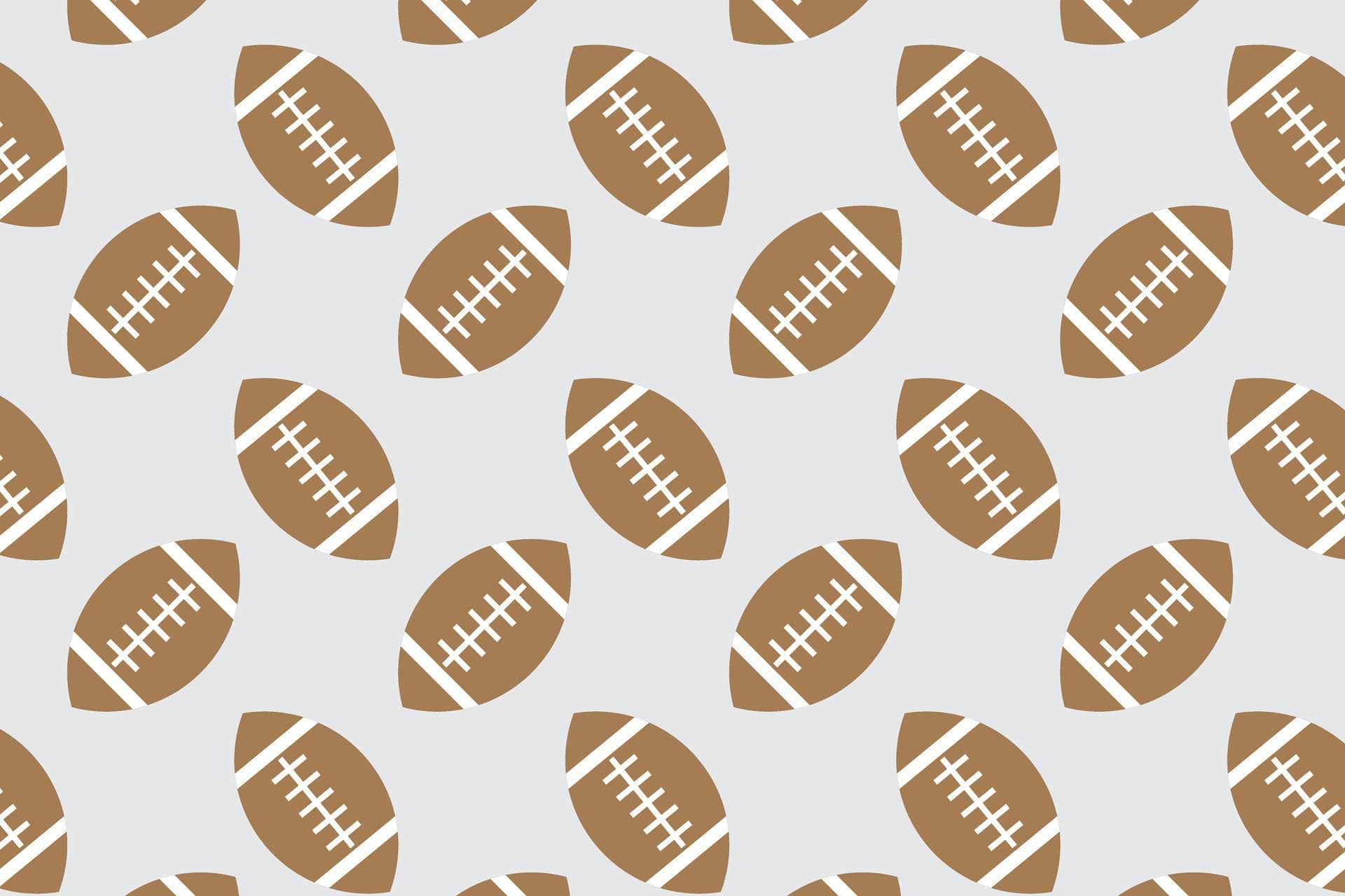 White Background Football Vinyl