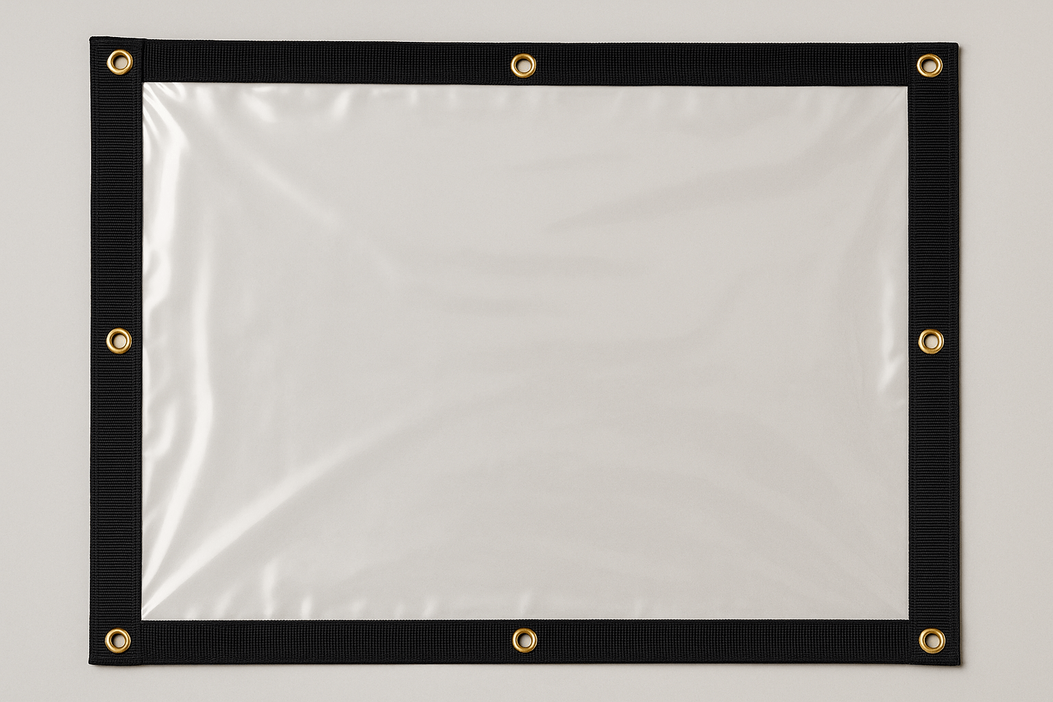 put grommets every 12 inches