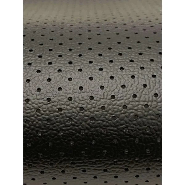 Upholstery Perforated Dotted Black Vinyl