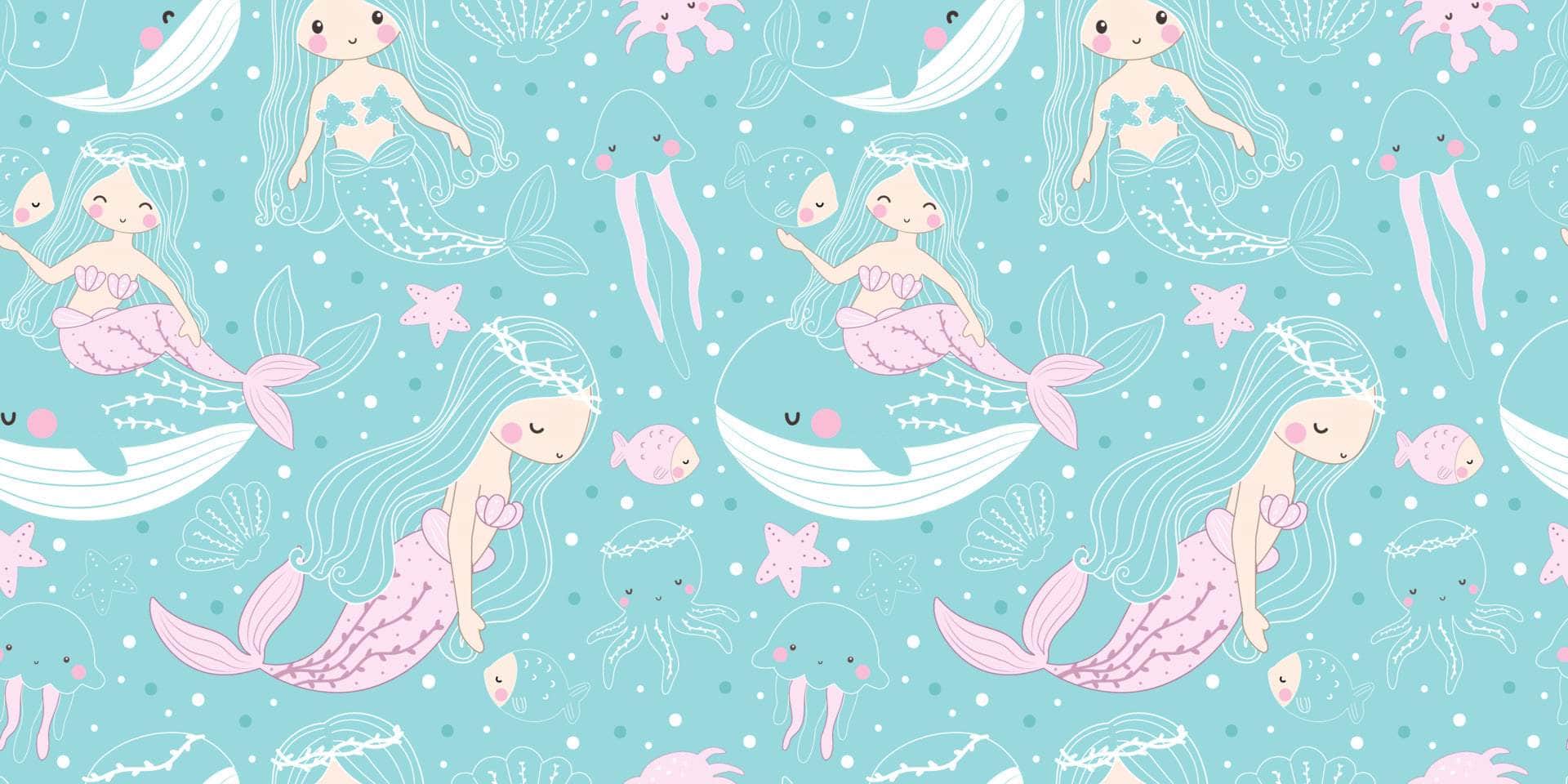 Aqua Mermaid Vinyl