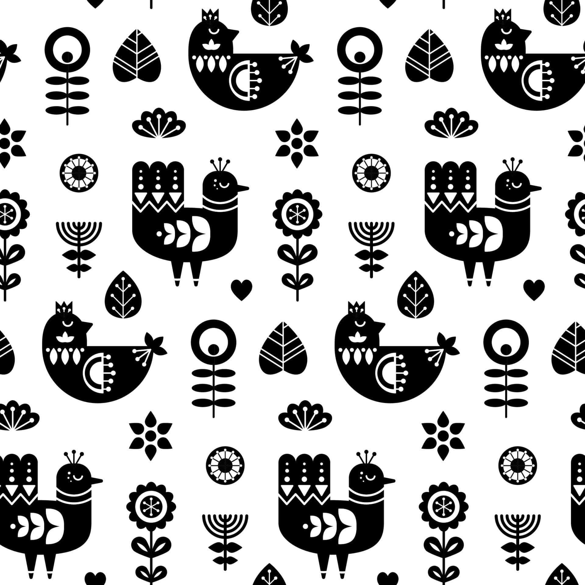 Black & White Bird Vinyl