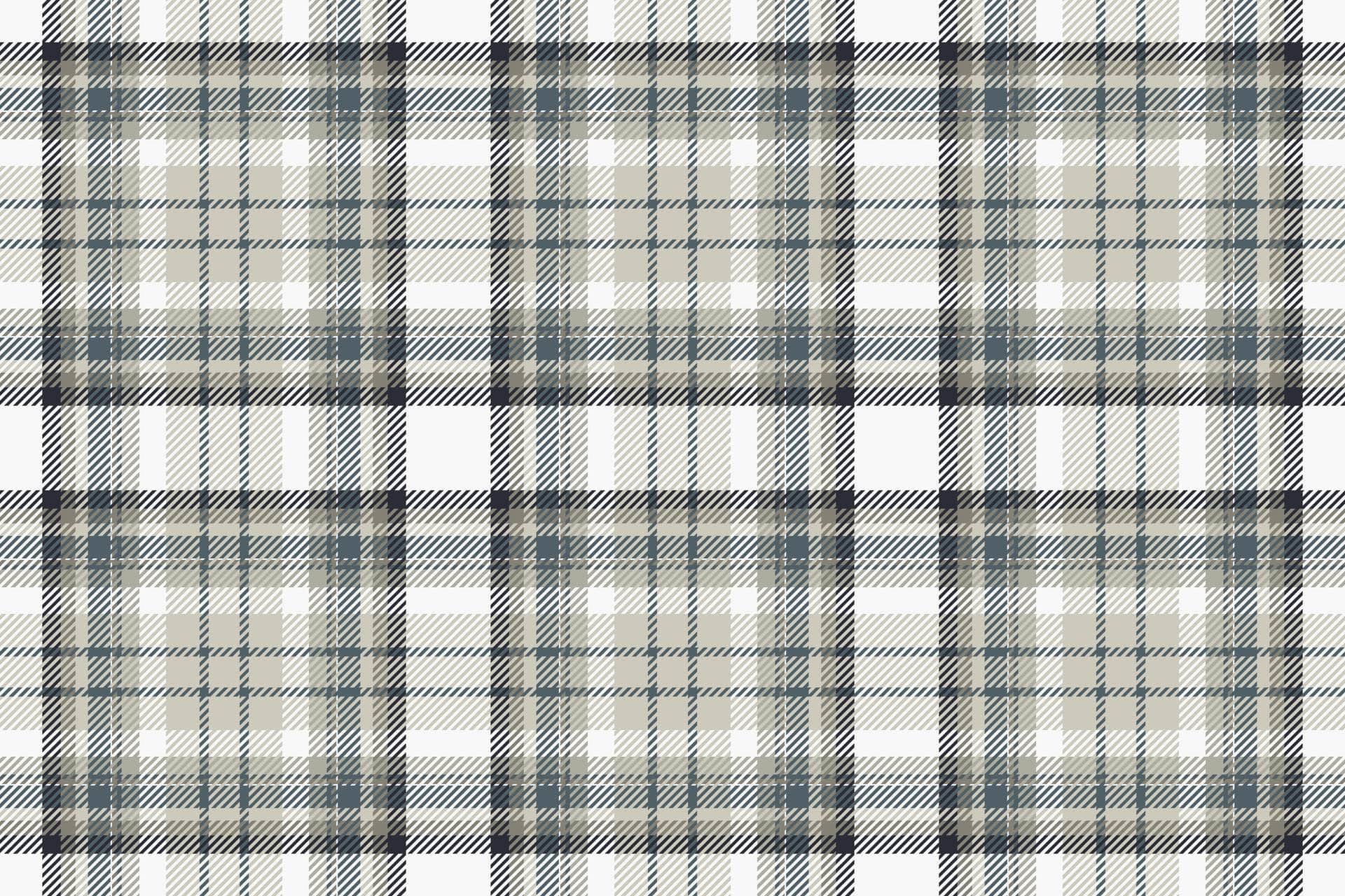 Beige Plaid Vinyl