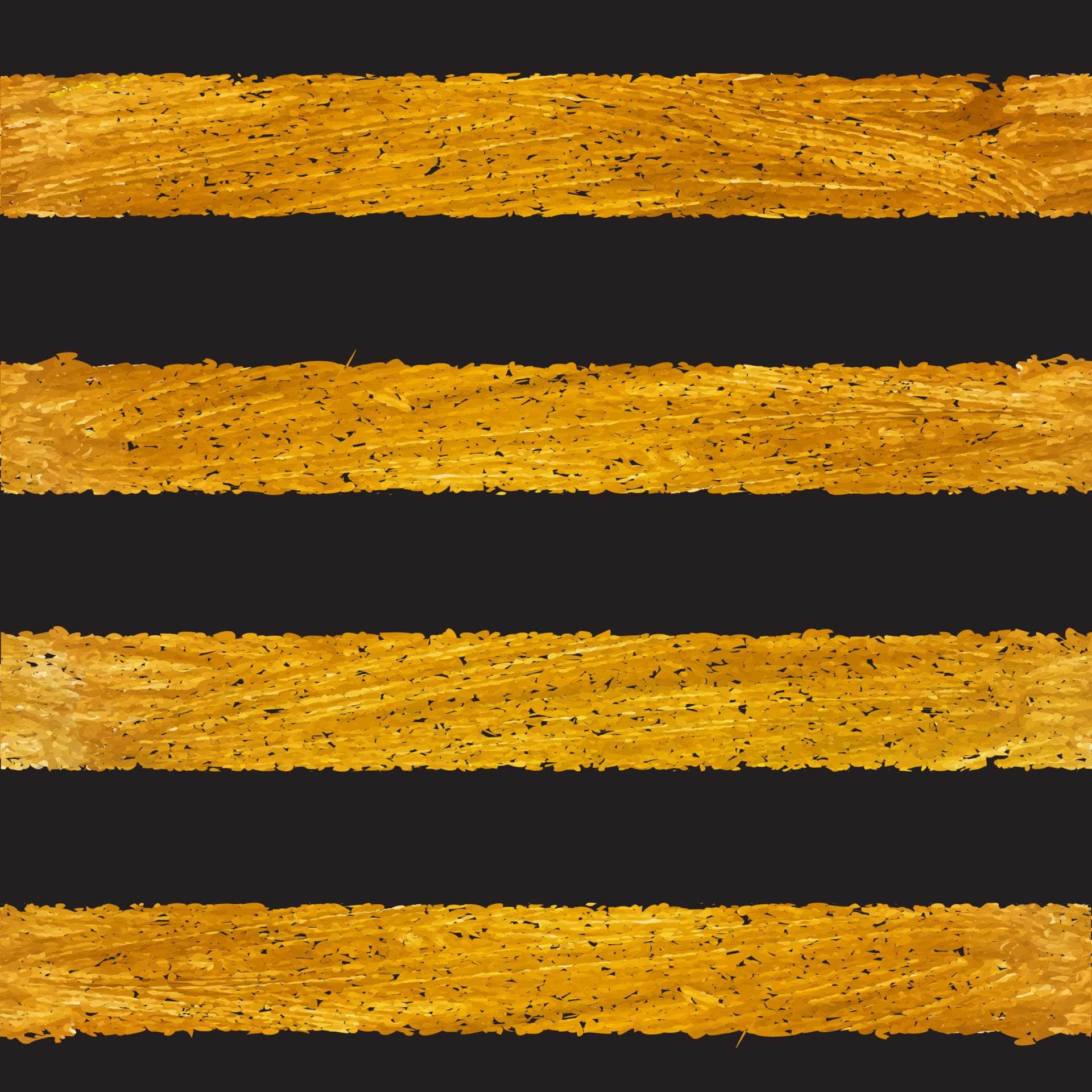 Black & Gold Stripes Vinyl