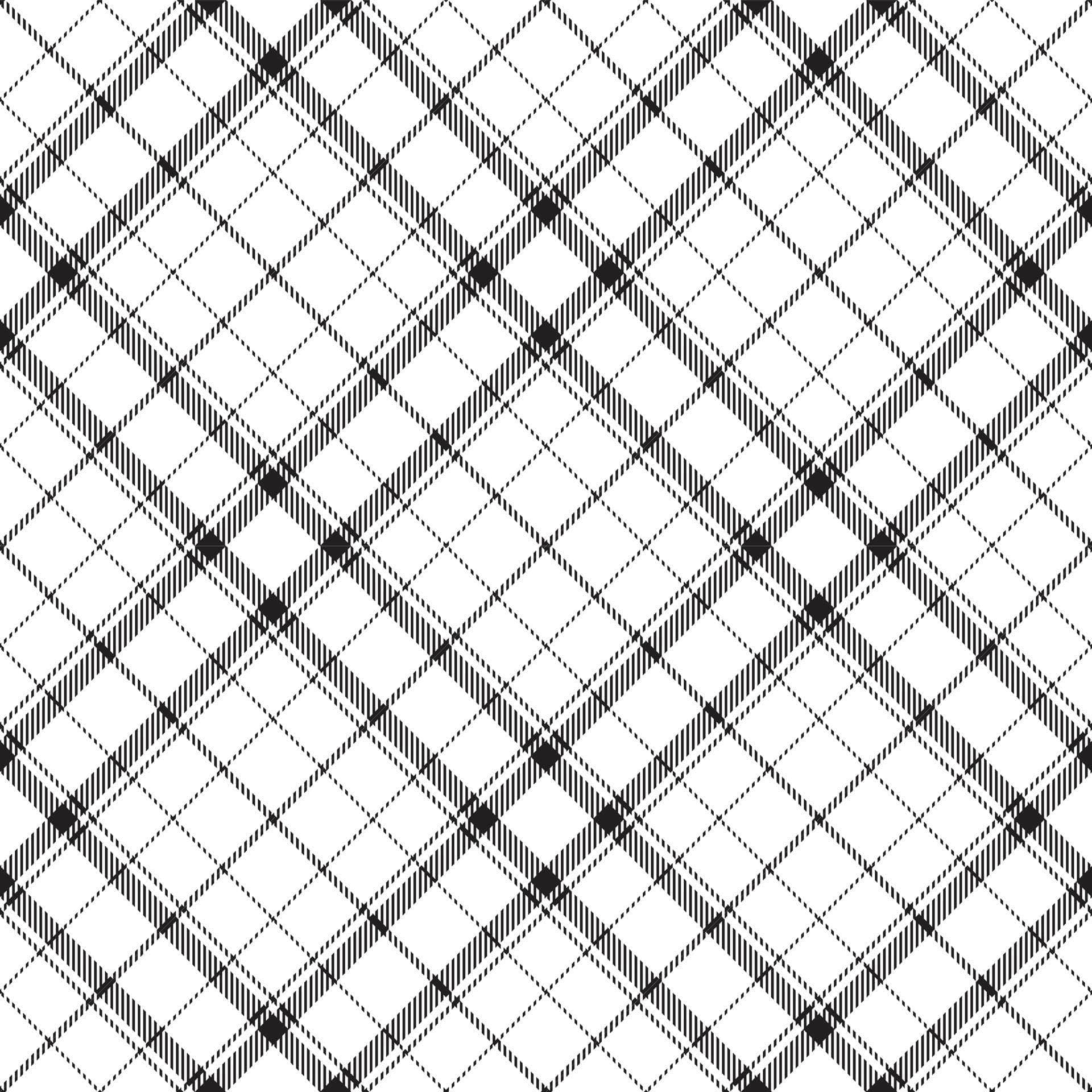 Black & White Plaid Vinyl