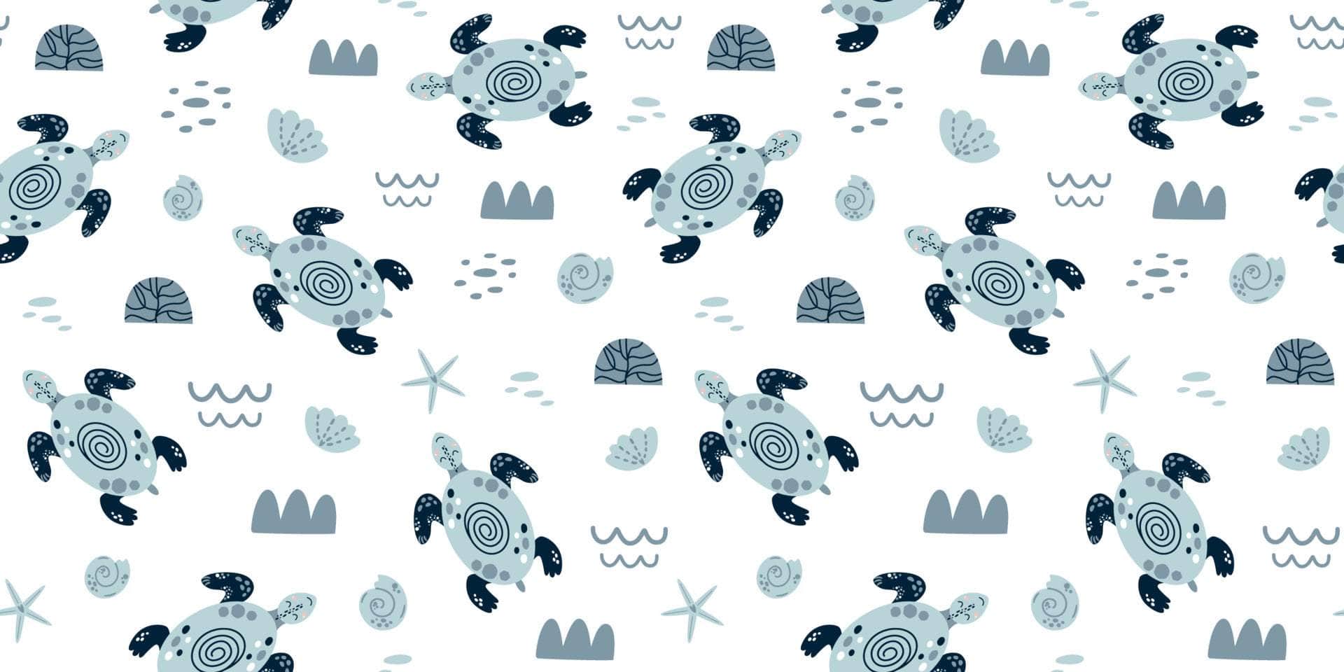Blue Sea Turtle Vinyl