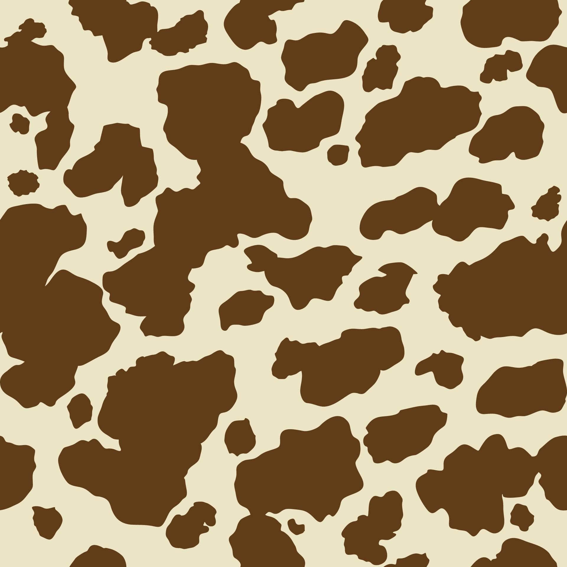 Brown & Cream Cow Vinyl