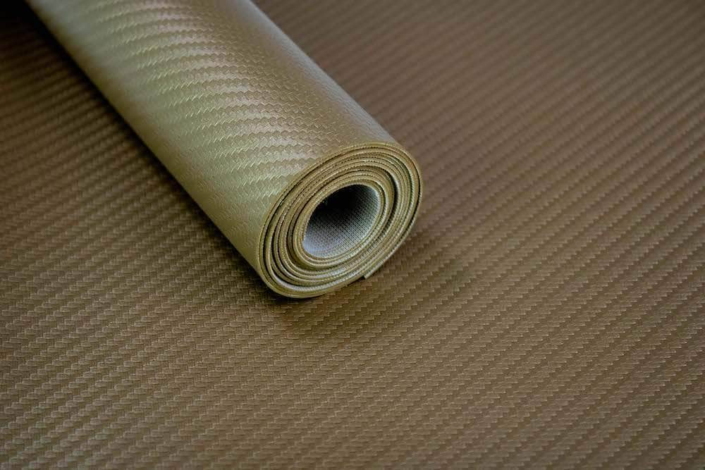 Carbon Fiber Gold Roll Vinyl
