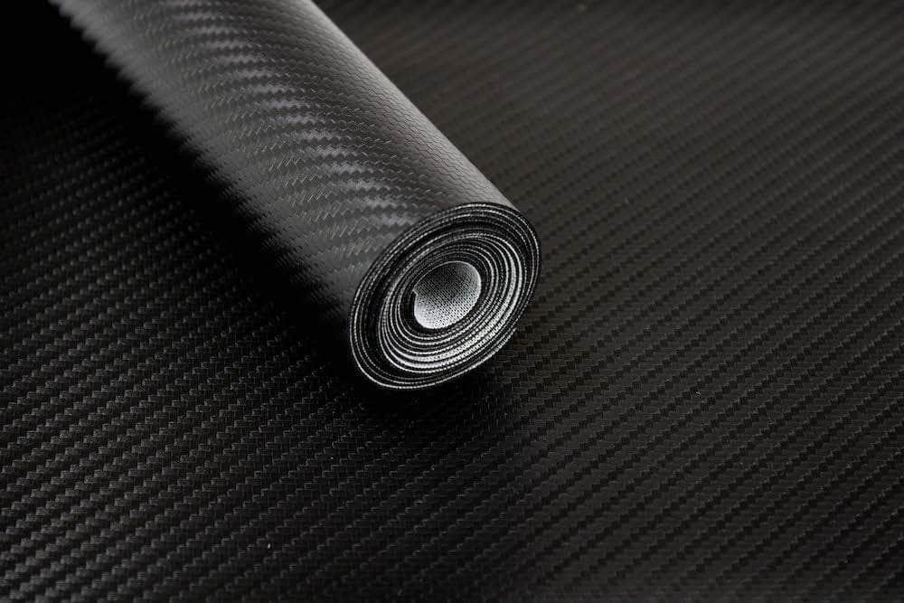 Carbon Fiber Jet Black Roll Vinyl
