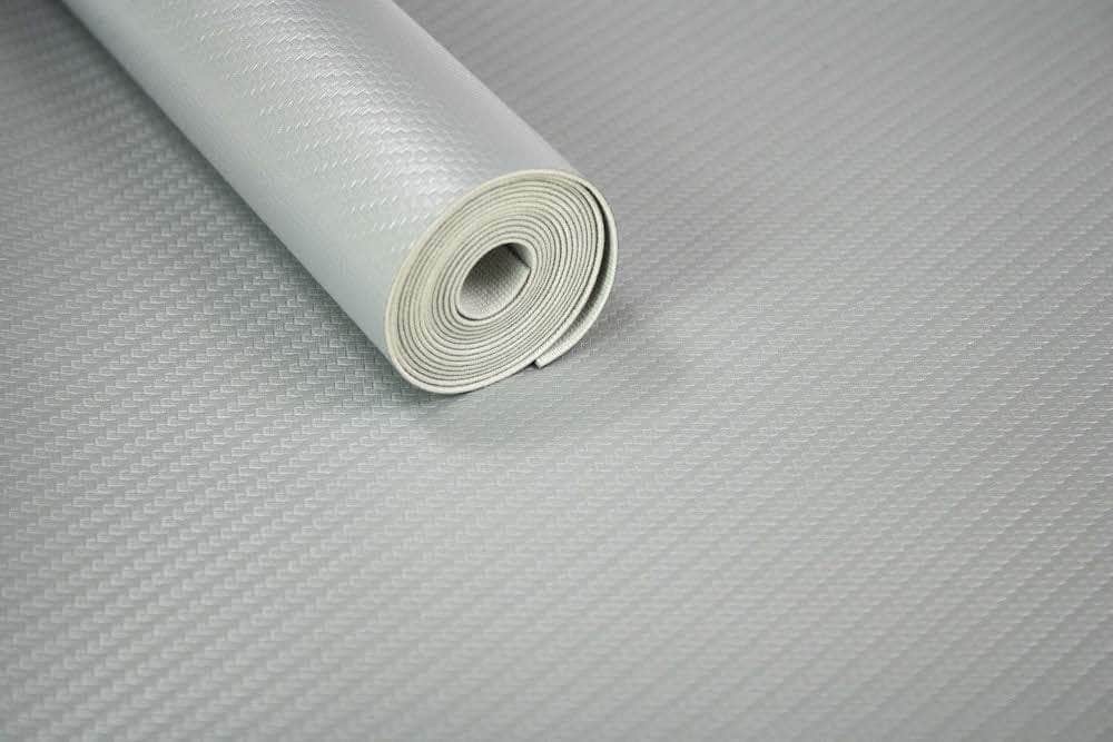 Carbon Fiber Silver Roll Vinyl