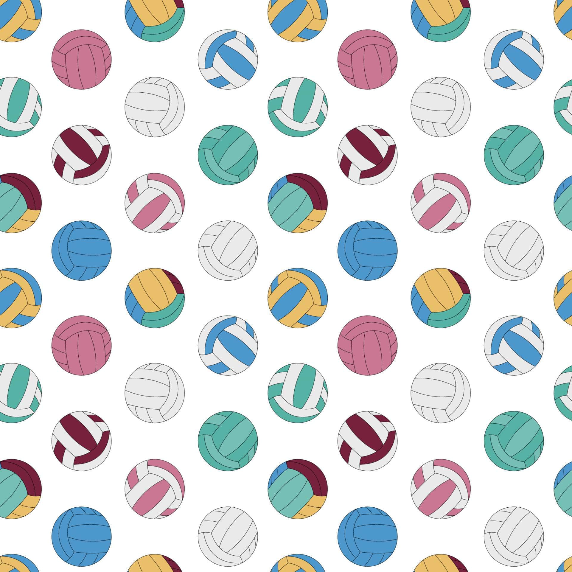Colorful Volleyball Vinyl