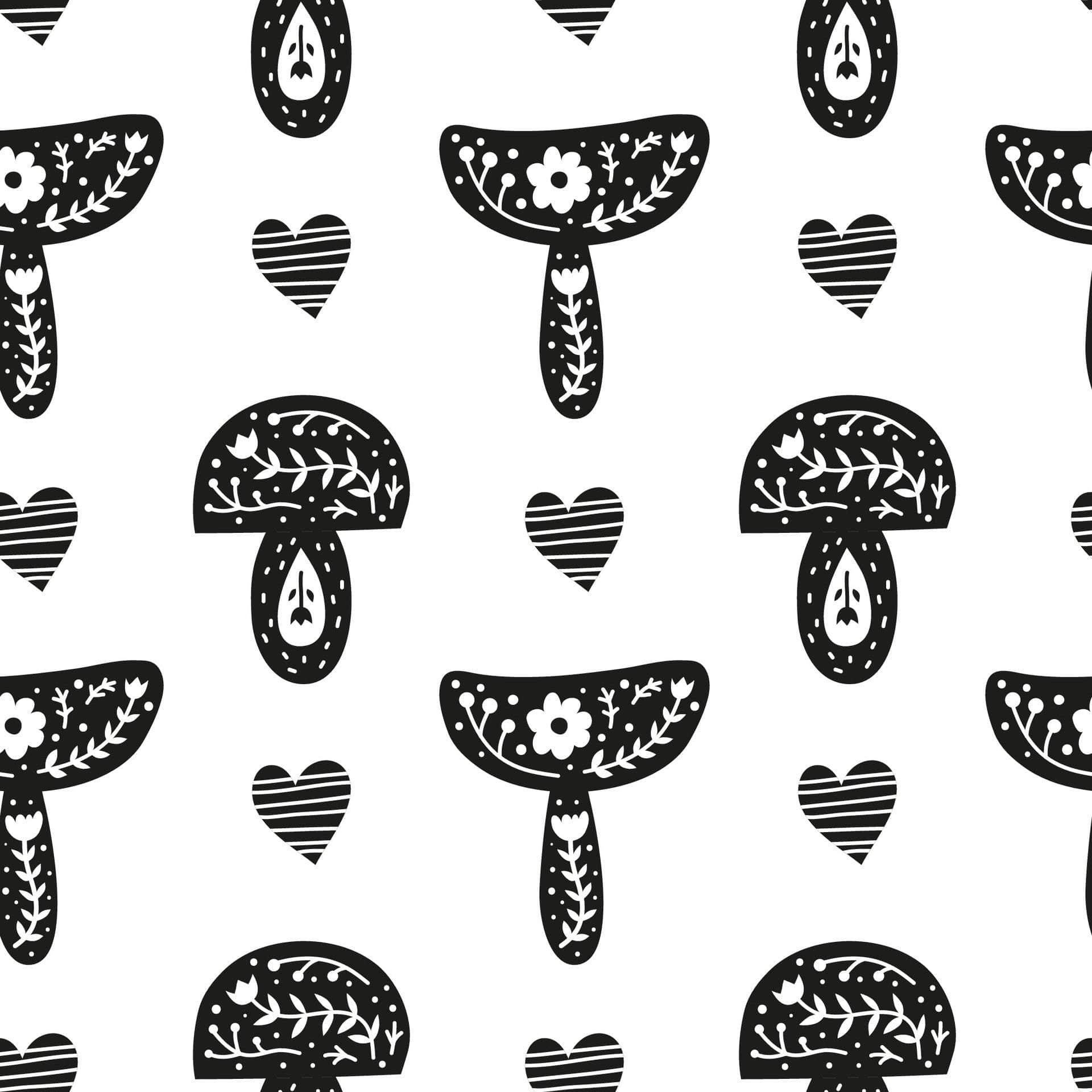 Cute Mushrooms Vinyl 
