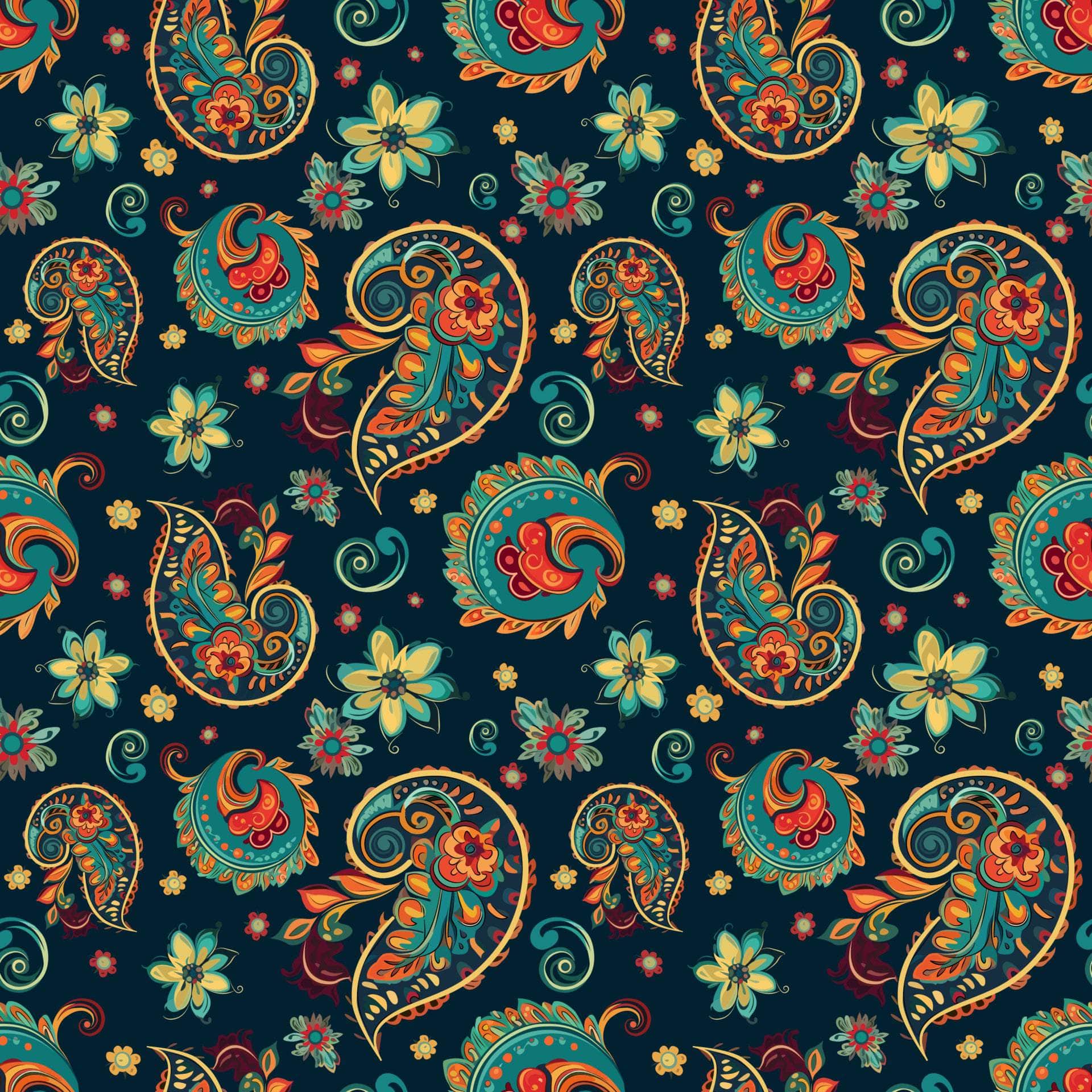 Forest Paisley Vinyl