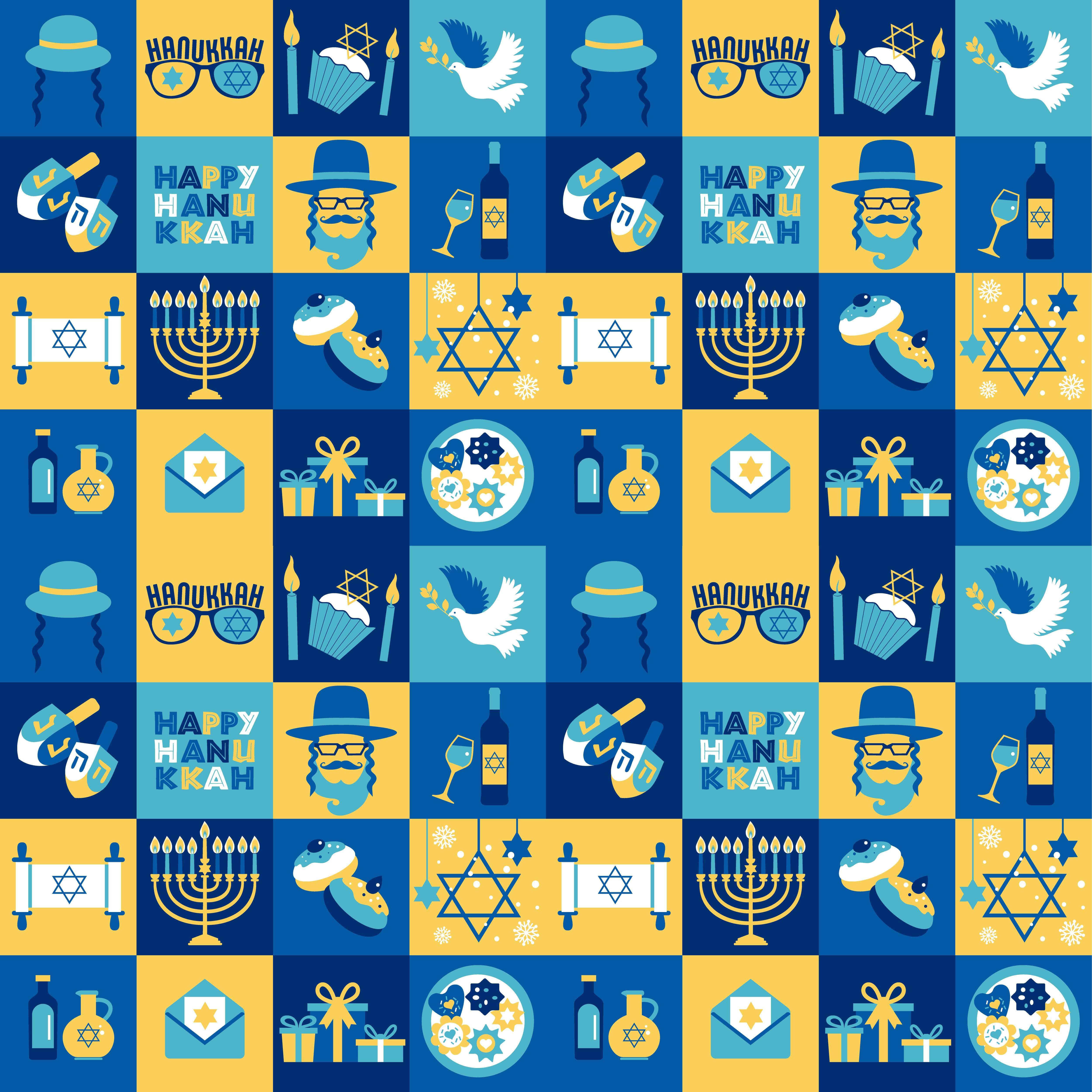 Hanukkah Quilt Vinyl