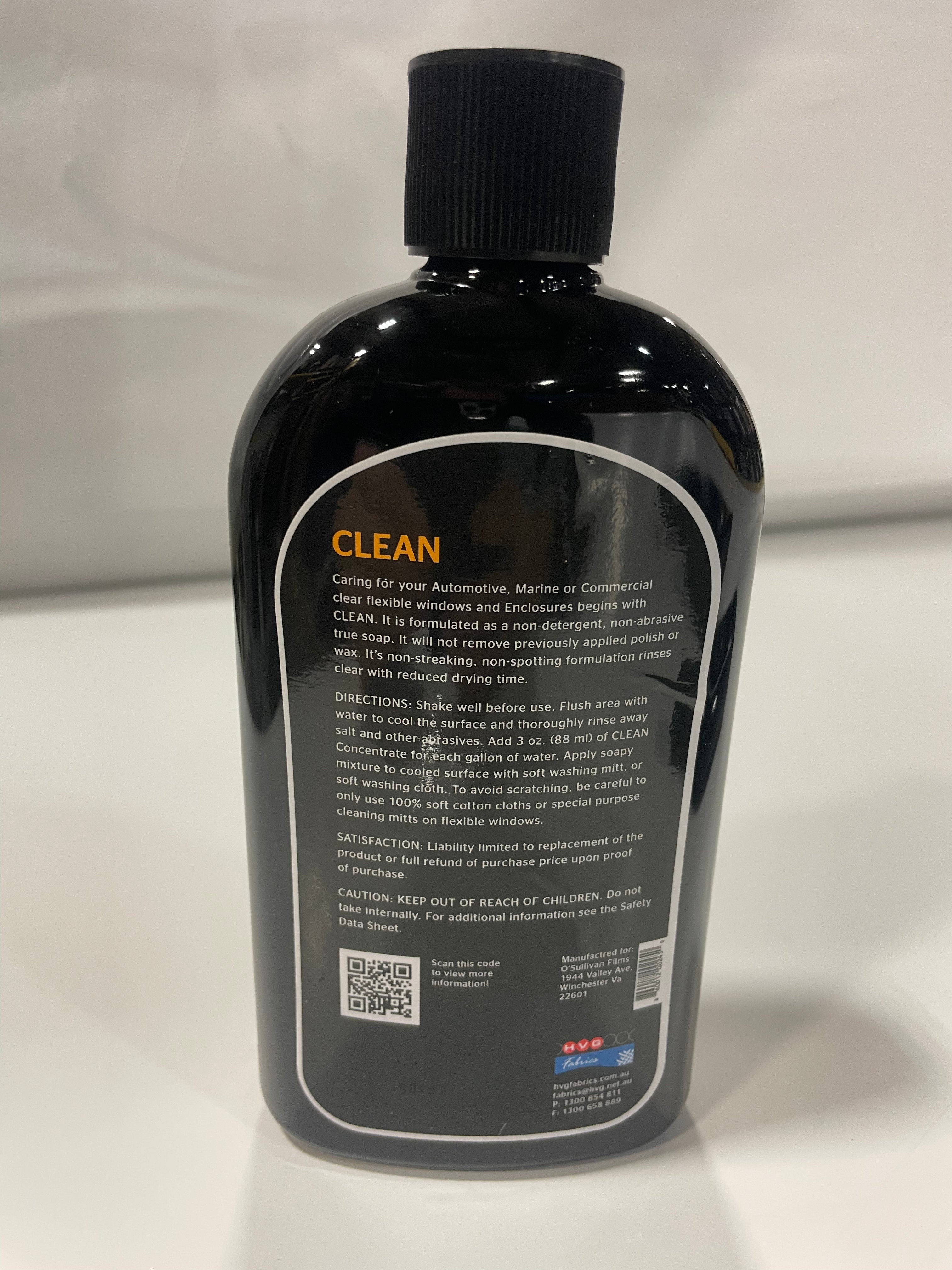 Cleaner Instructions 