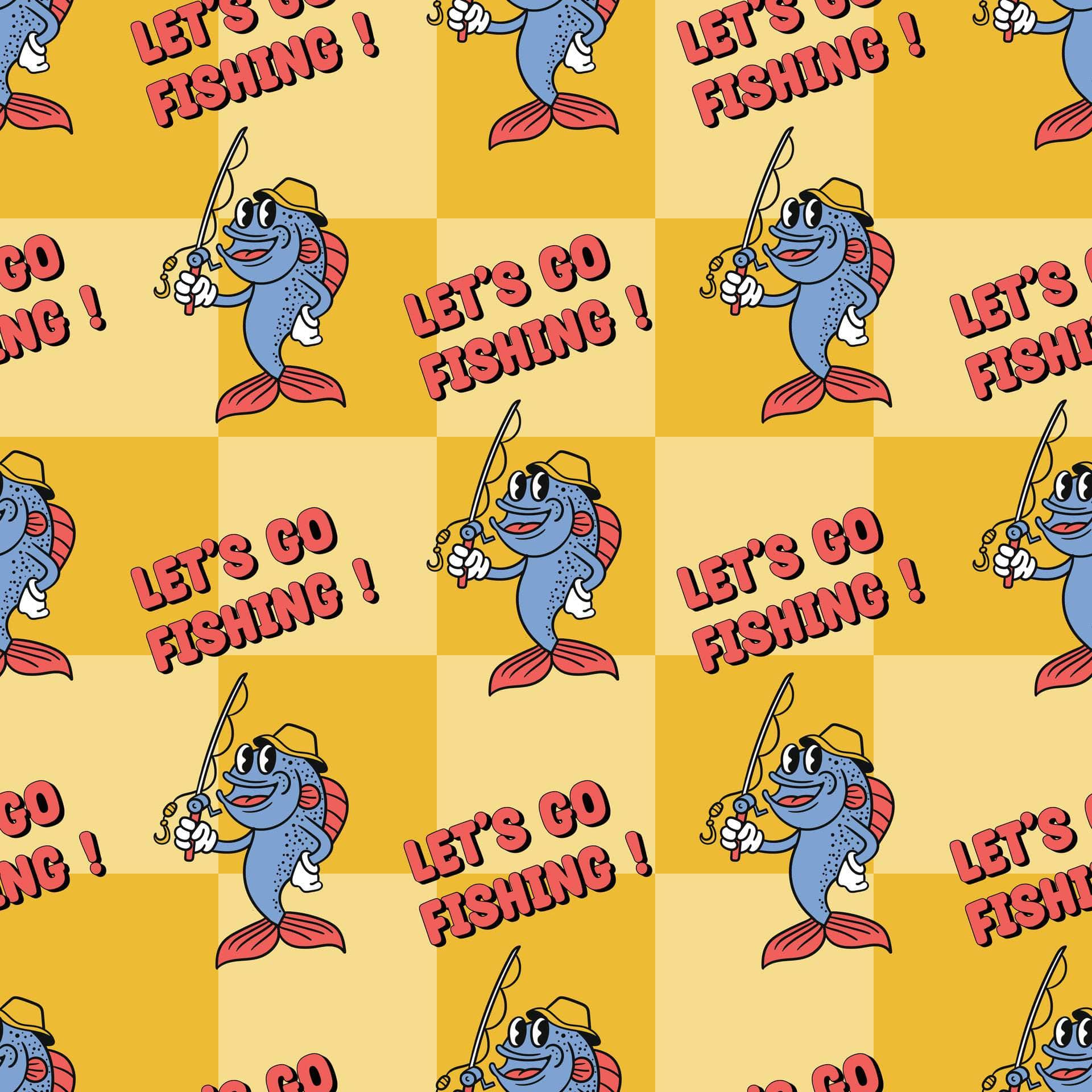 Let's Go Fishing Vinyl