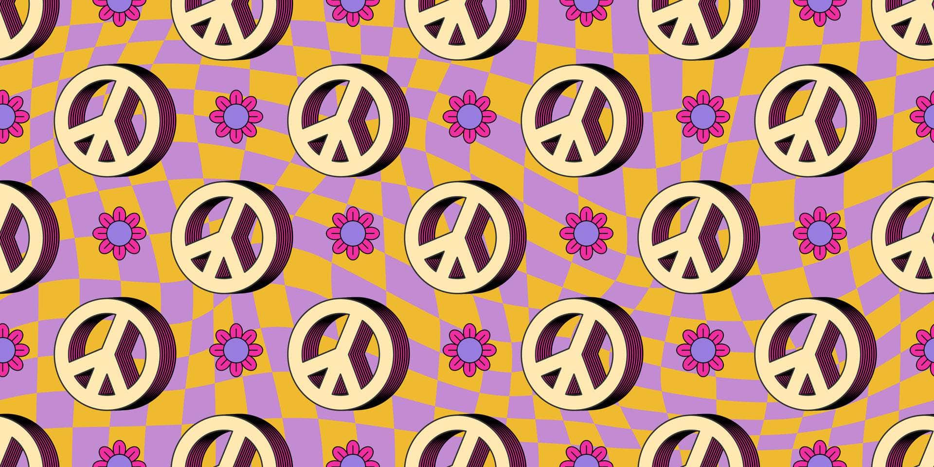 Peace Flowers Vinyl 