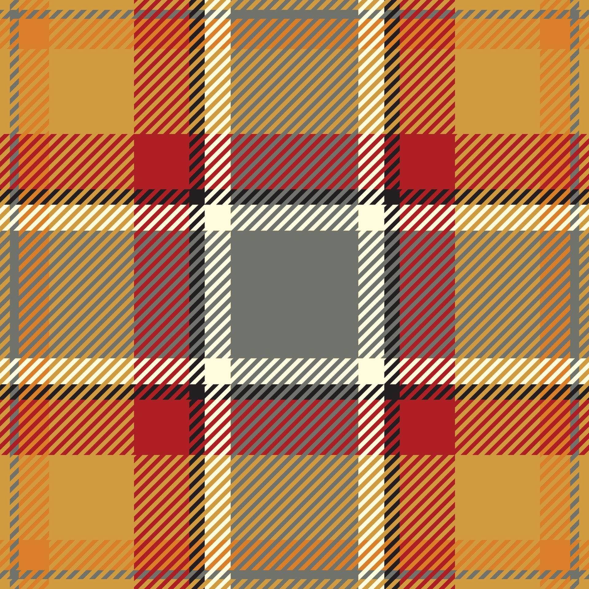 Red & Mustard Plaid Vinyl