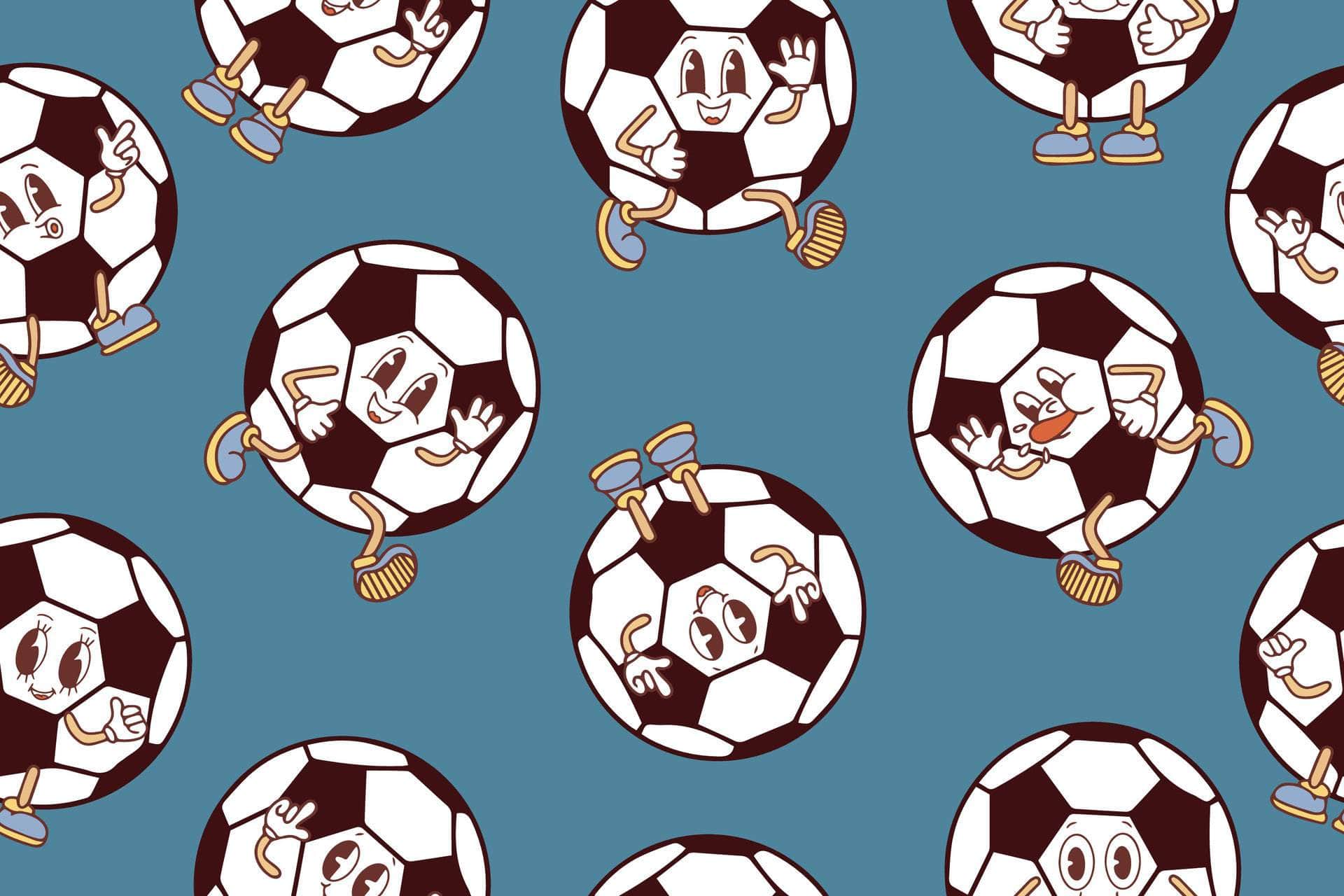 Retro Soccer Ball Vinyl
