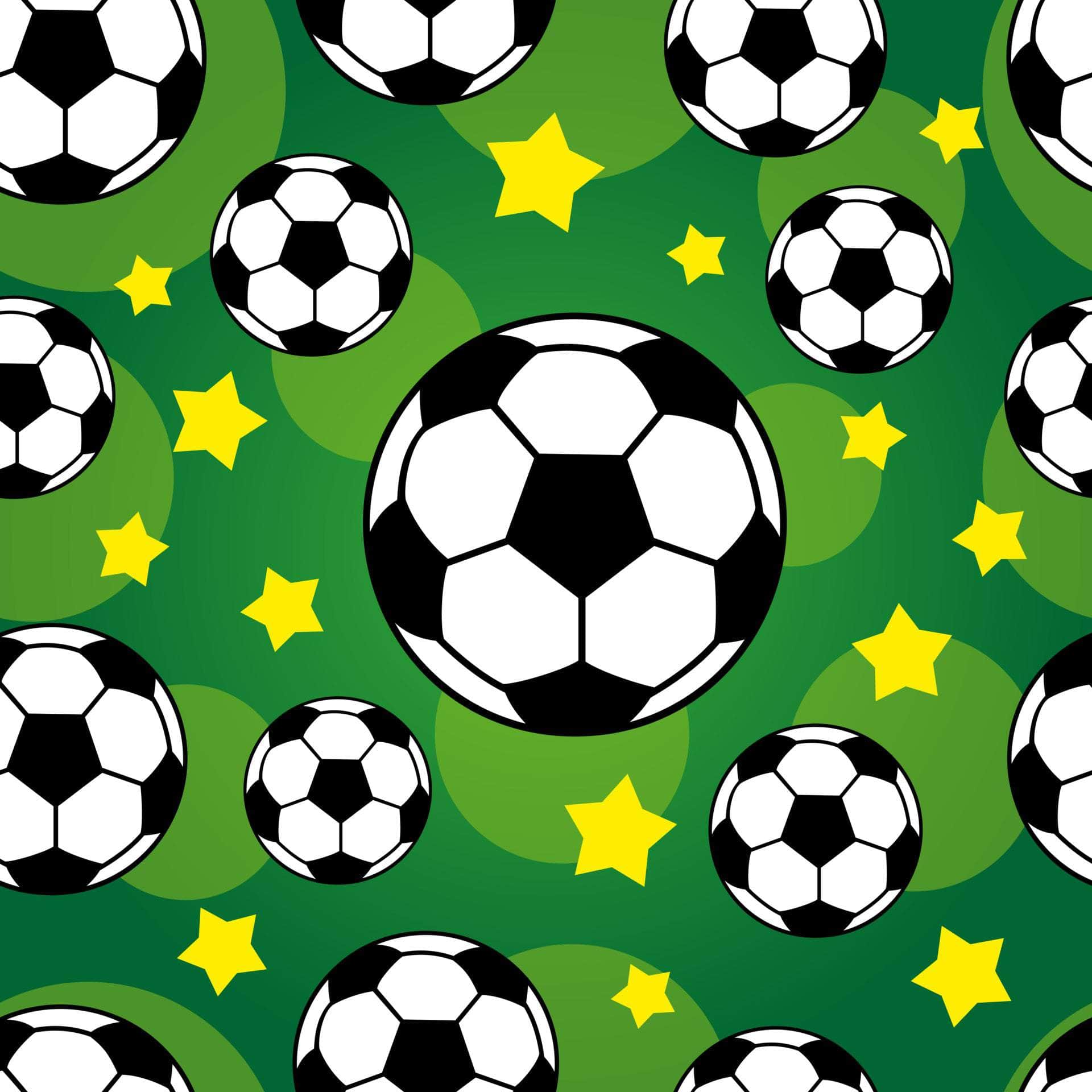 Soccer Ball & Stars Vinyl