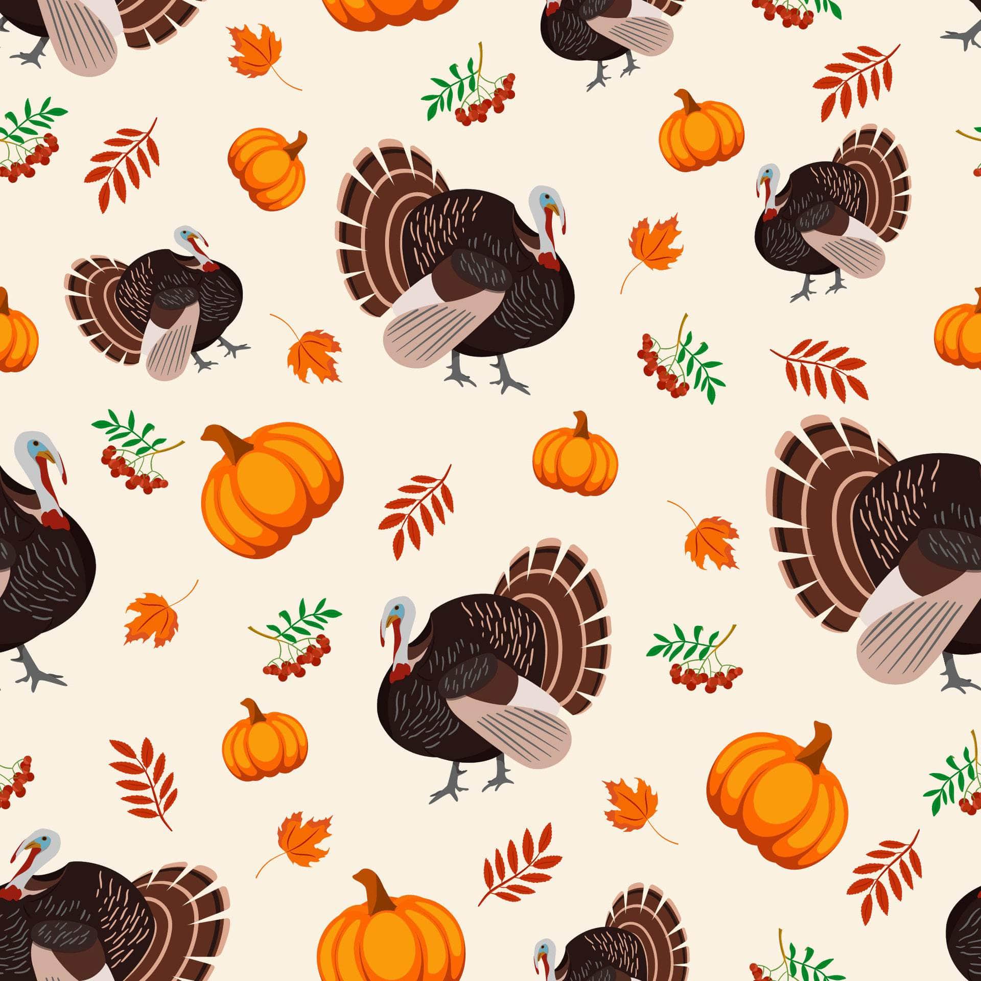 Turkey Pumpkin Vinyl