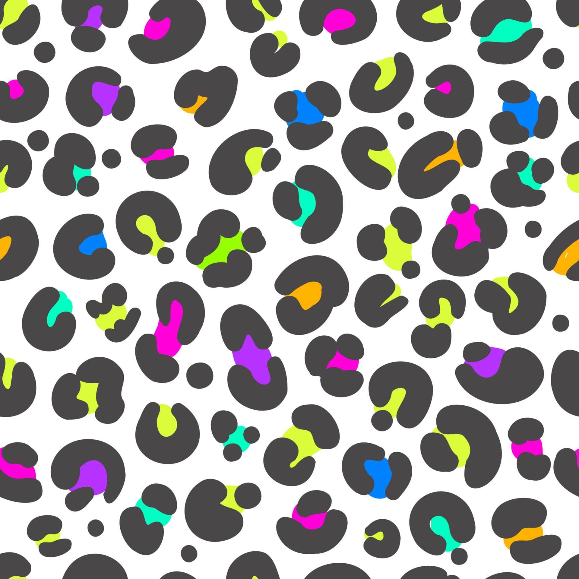 Leopard Neon Print Vinyl