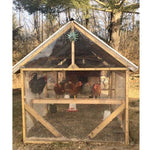 Clear Vinyl Chicken Coop Enclosure