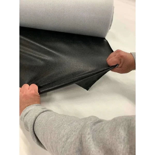 Upholstery 4 Way Stretch Black Non-Skid Vinyl
