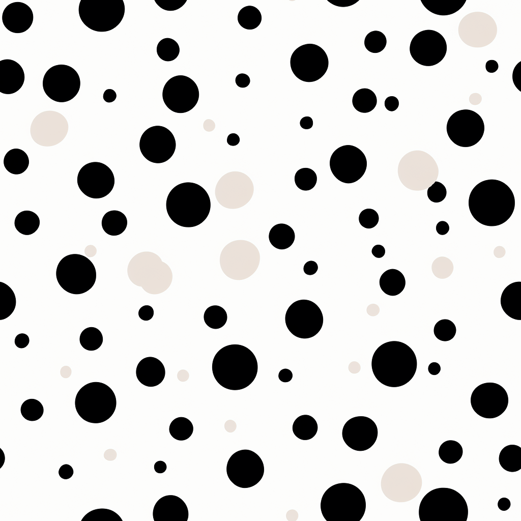 Classic Monochrome Dots Vinyl