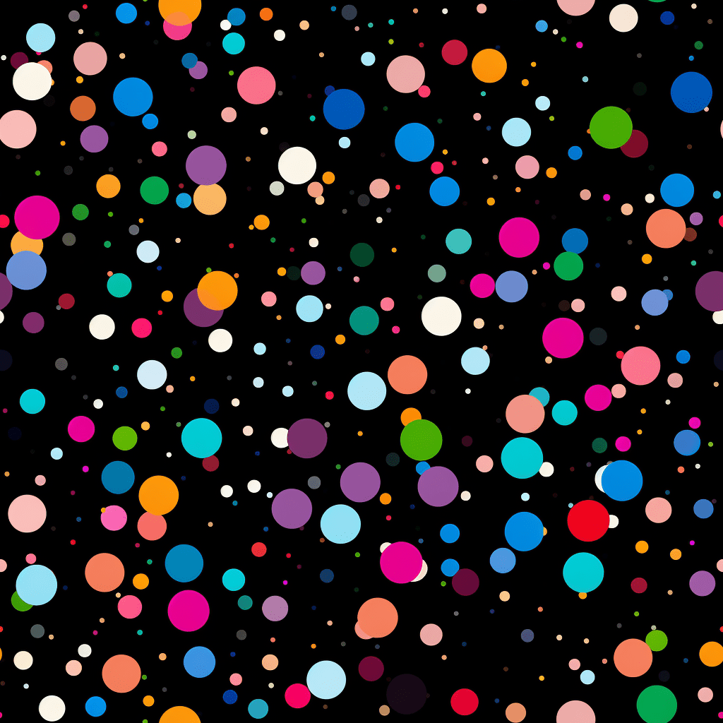 Rainbow Polka Dots Vinyl